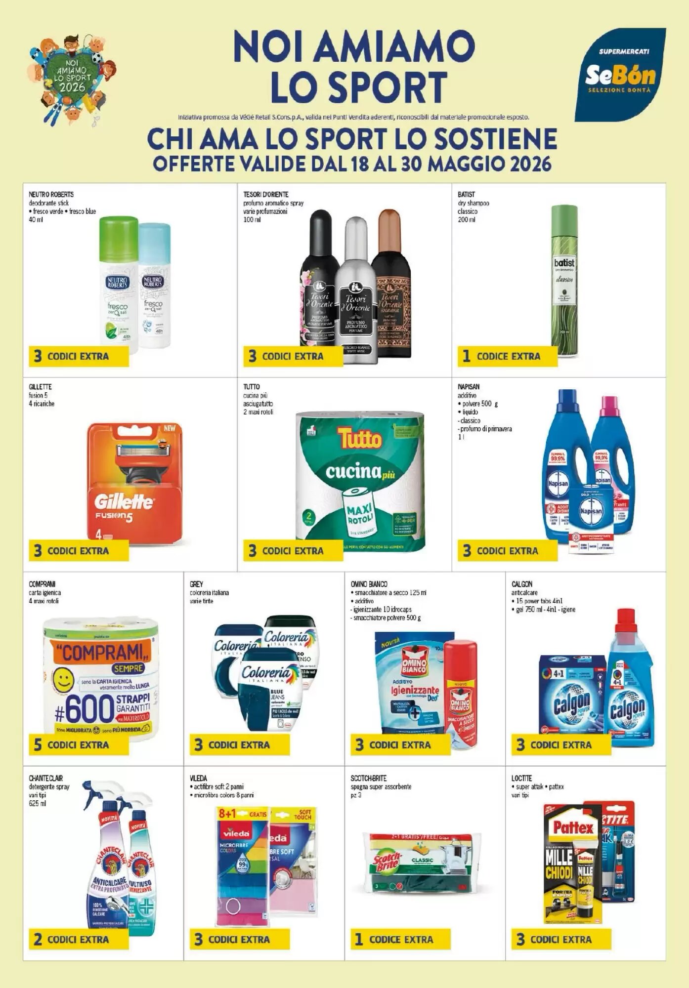 Volantino promozionale SeBón Supermercati  valide dal 18/05/2026 - Pagina 16.