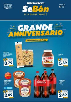 Volantino promozionale SeBón Supermercati valide dal 18/05/2026