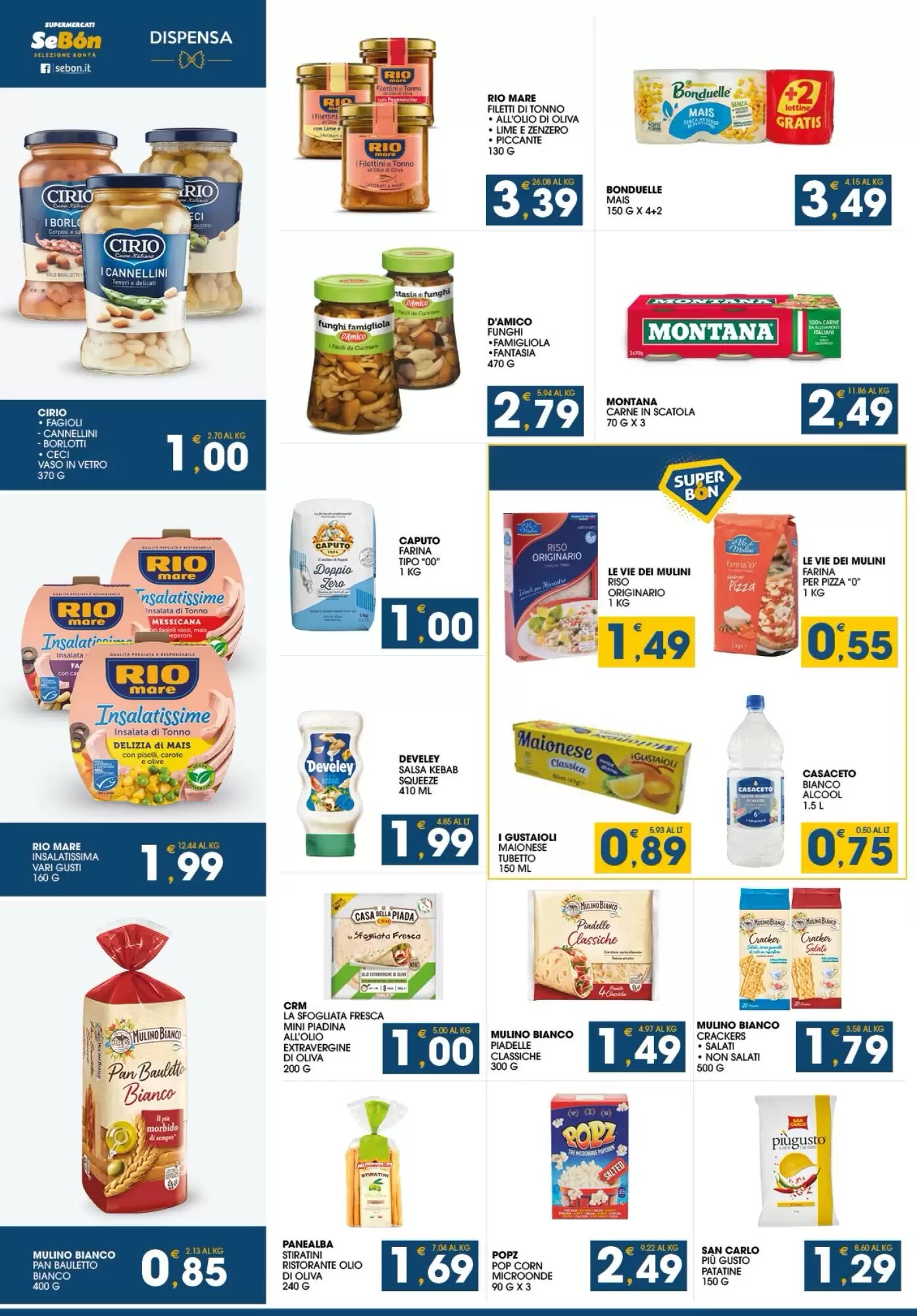 Volantino promozionale SeBón Supermercati  valide dal 18/05/2026 - Pagina 8.