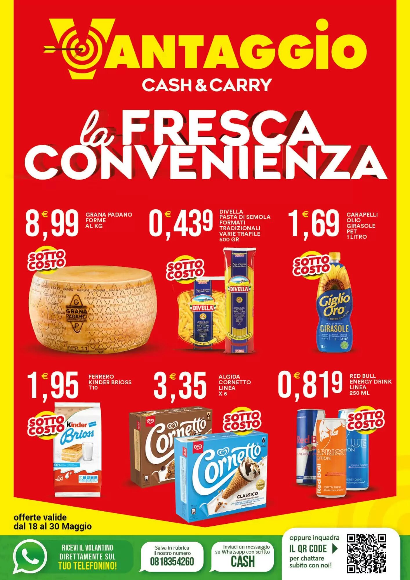 Volantino promozionale Vantaggio Cash&Carry  valide dal 18/05/2026 - Pagina 1.