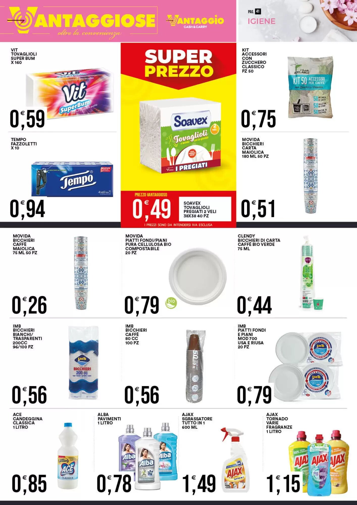 Volantino promozionale Vantaggio Cash&Carry  valide dal 18/05/2026 - Pagina 44.