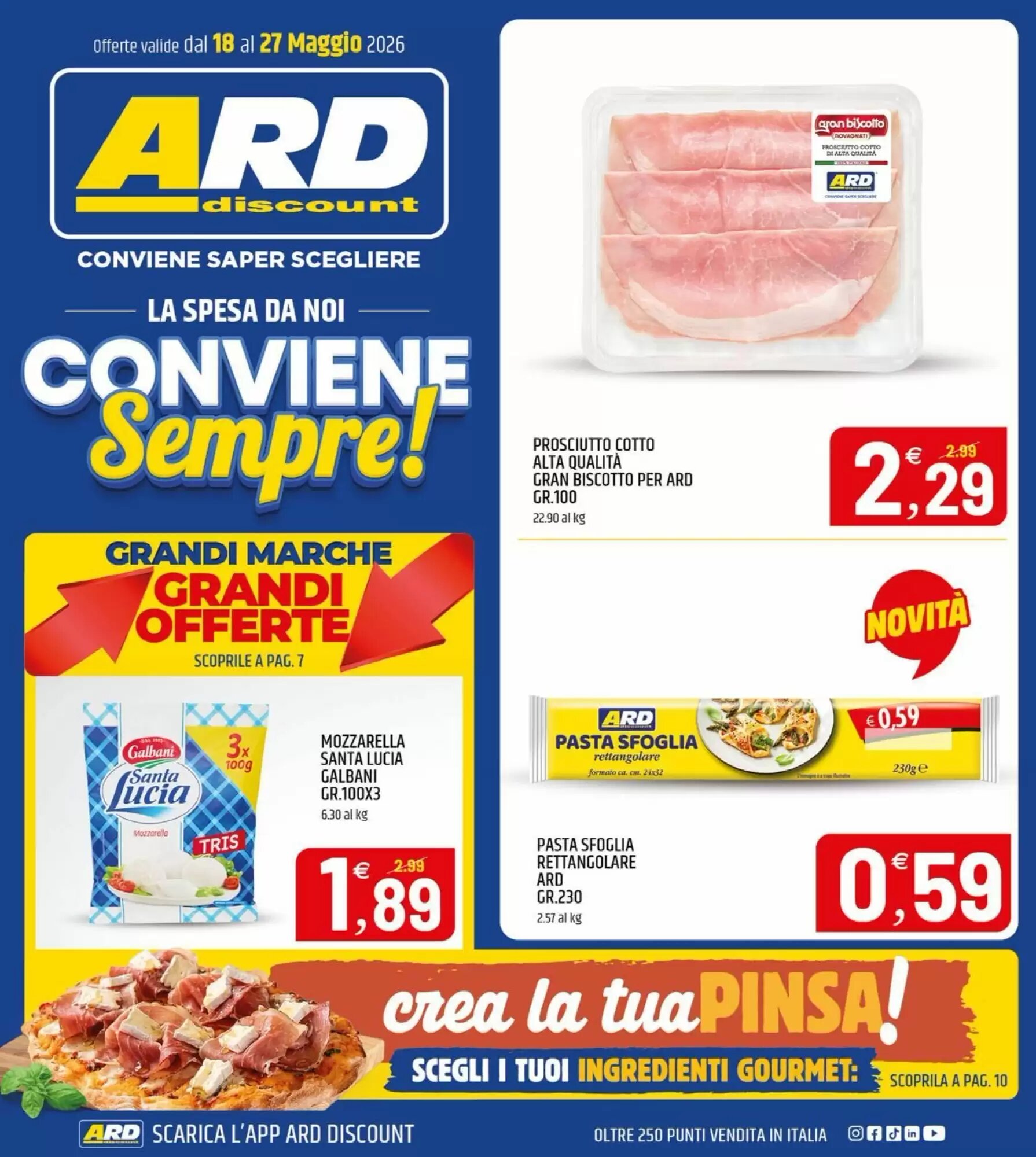 Volantino promozionale Ard Discount  valide dal 18/05/2026 - Pagina 1.