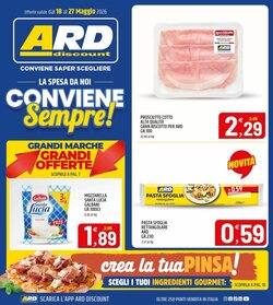 Volantino promozionale Ard Discount valide dal 18/05/2026