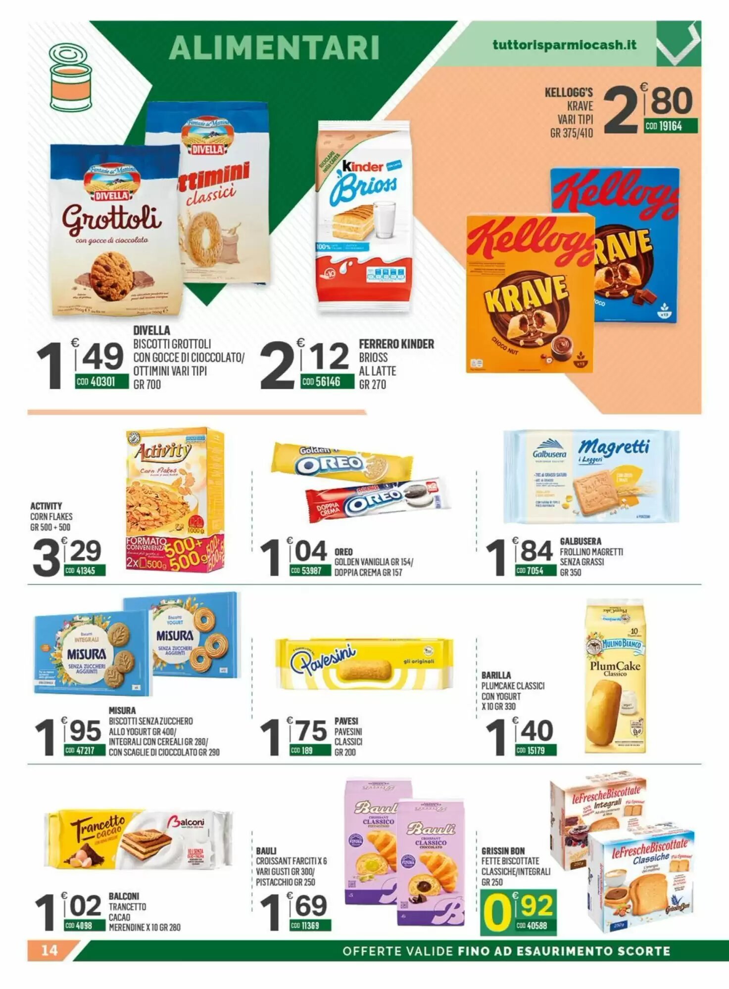 Volantino promozionale Tutto Risparmio Cash&Carry  valide dal 18/05/2026 - Pagina 14.