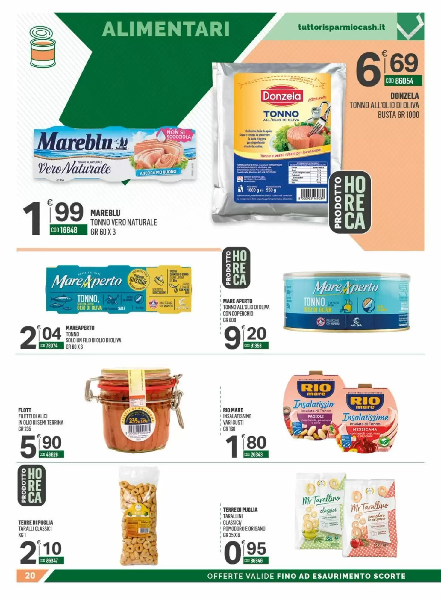 Volantino promozionale Tutto Risparmio Cash&Carry  valide dal 18/05/2026 - Pagina 20.