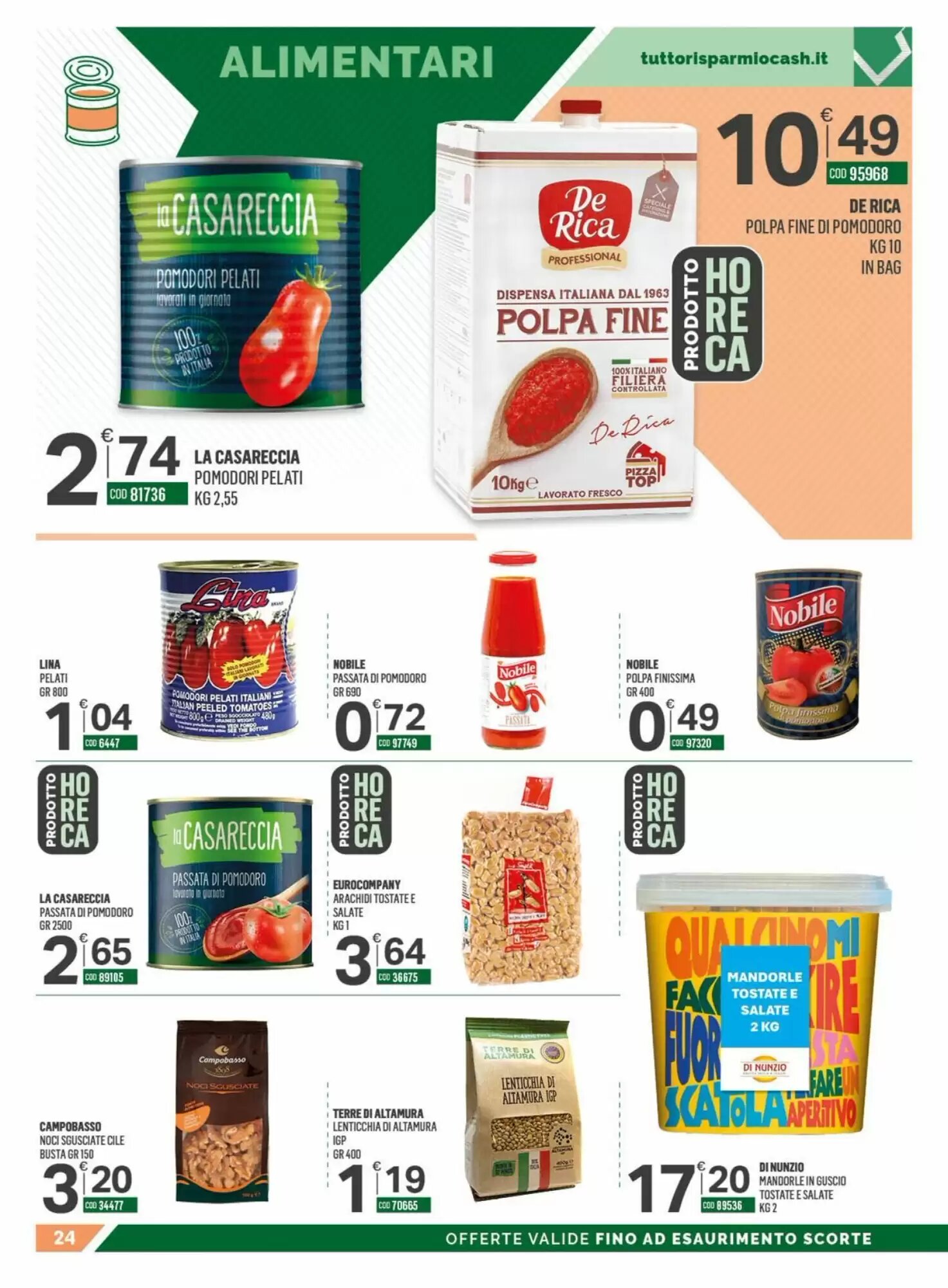 Volantino promozionale Tutto Risparmio Cash&Carry  valide dal 18/05/2026 - Pagina 24.