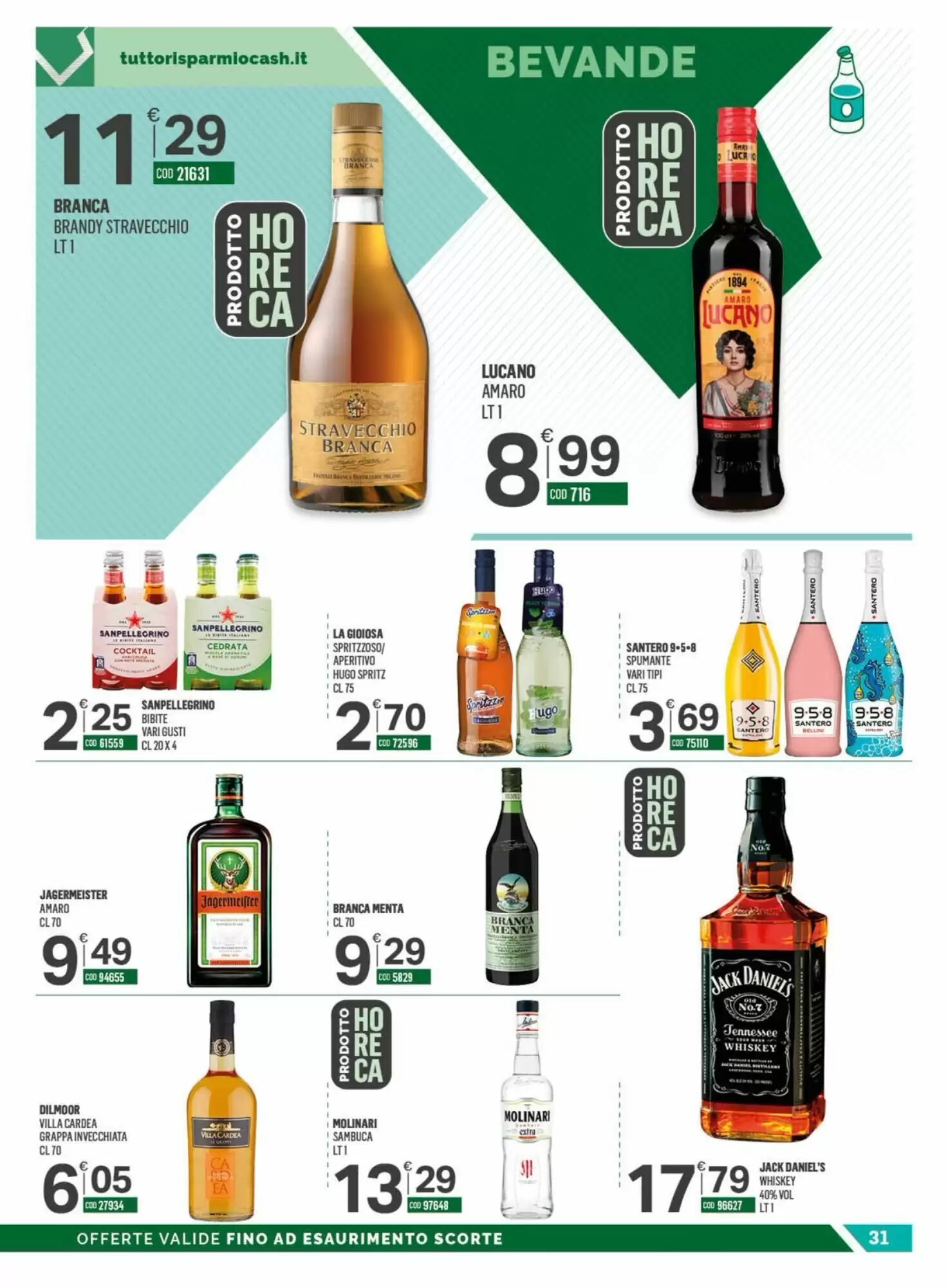 Volantino promozionale Tutto Risparmio Cash&Carry  valide dal 18/05/2026 - Pagina 31.