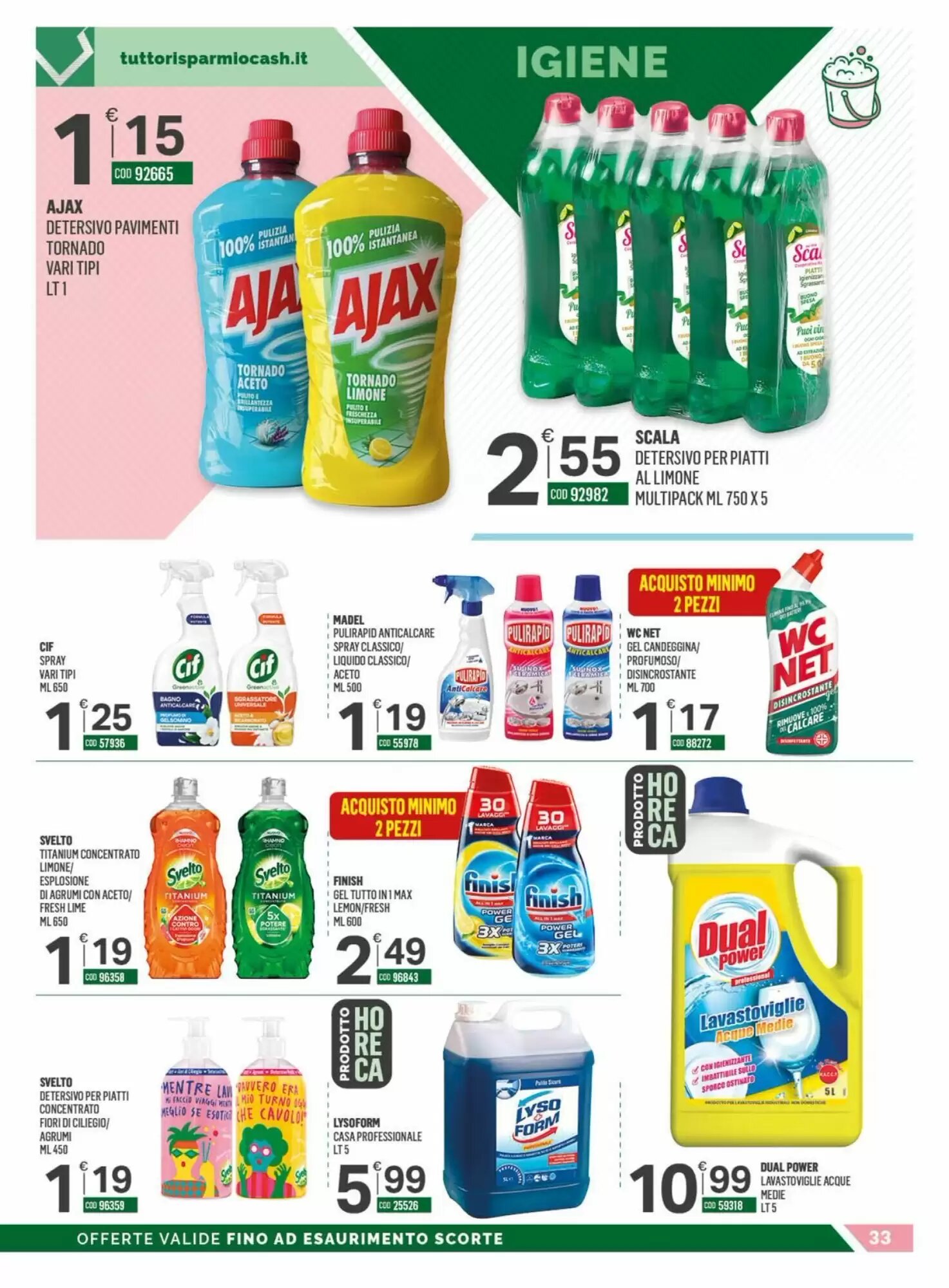 Volantino promozionale Tutto Risparmio Cash&Carry  valide dal 18/05/2026 - Pagina 33.