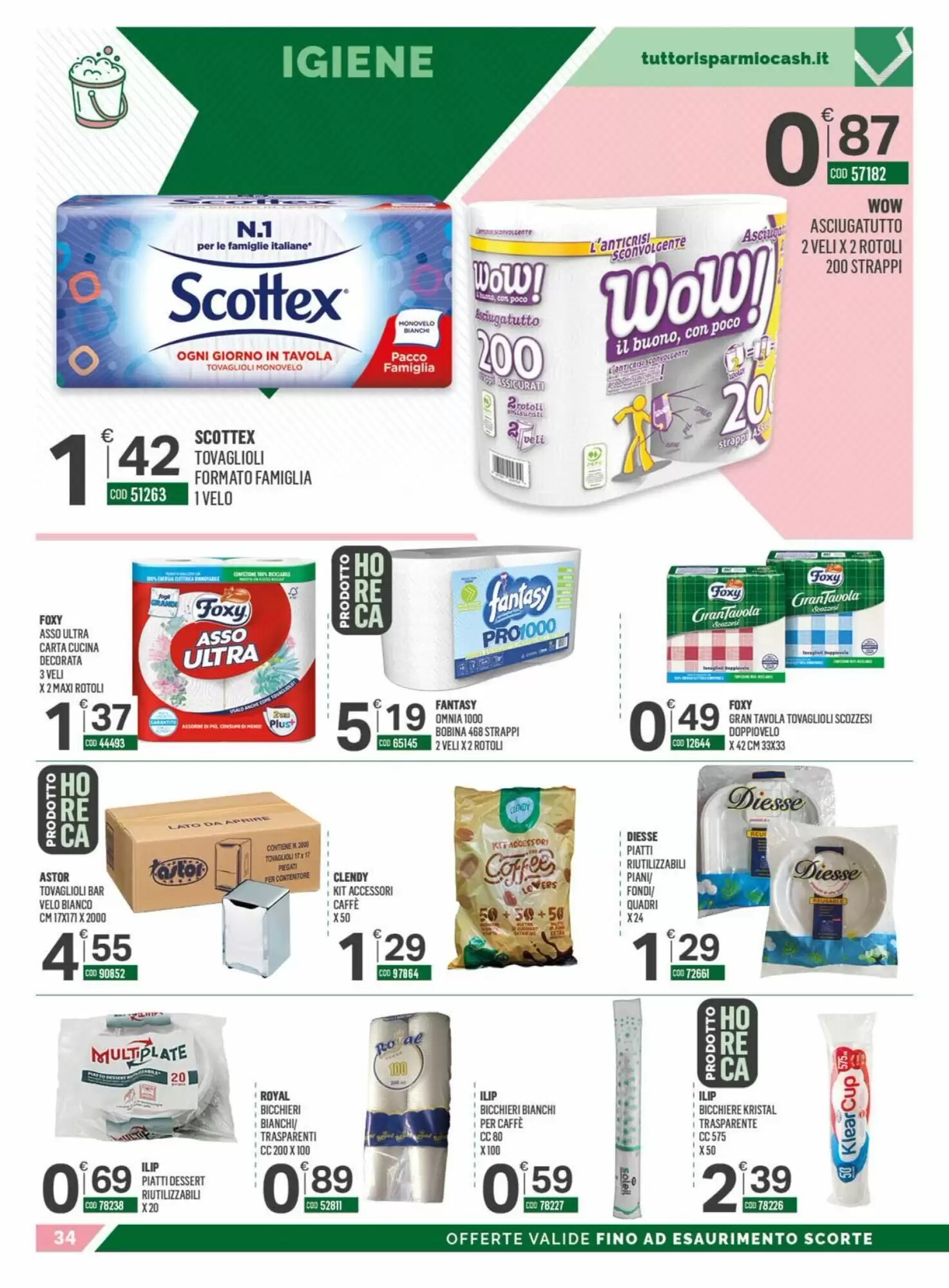Volantino promozionale Tutto Risparmio Cash&Carry  valide dal 18/05/2026 - Pagina 34.