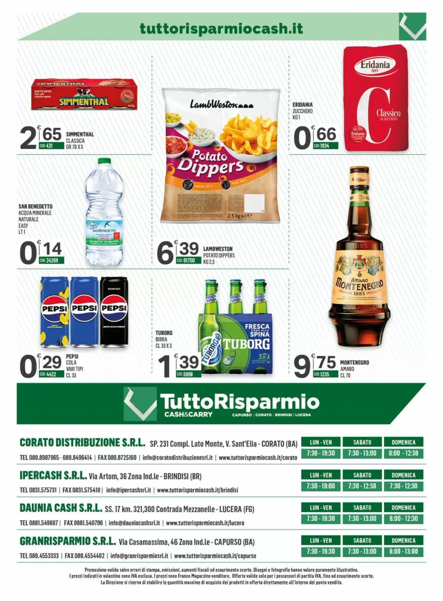 Volantino promozionale Tutto Risparmio Cash&Carry  valide dal 18/05/2026 - Pagina 40.