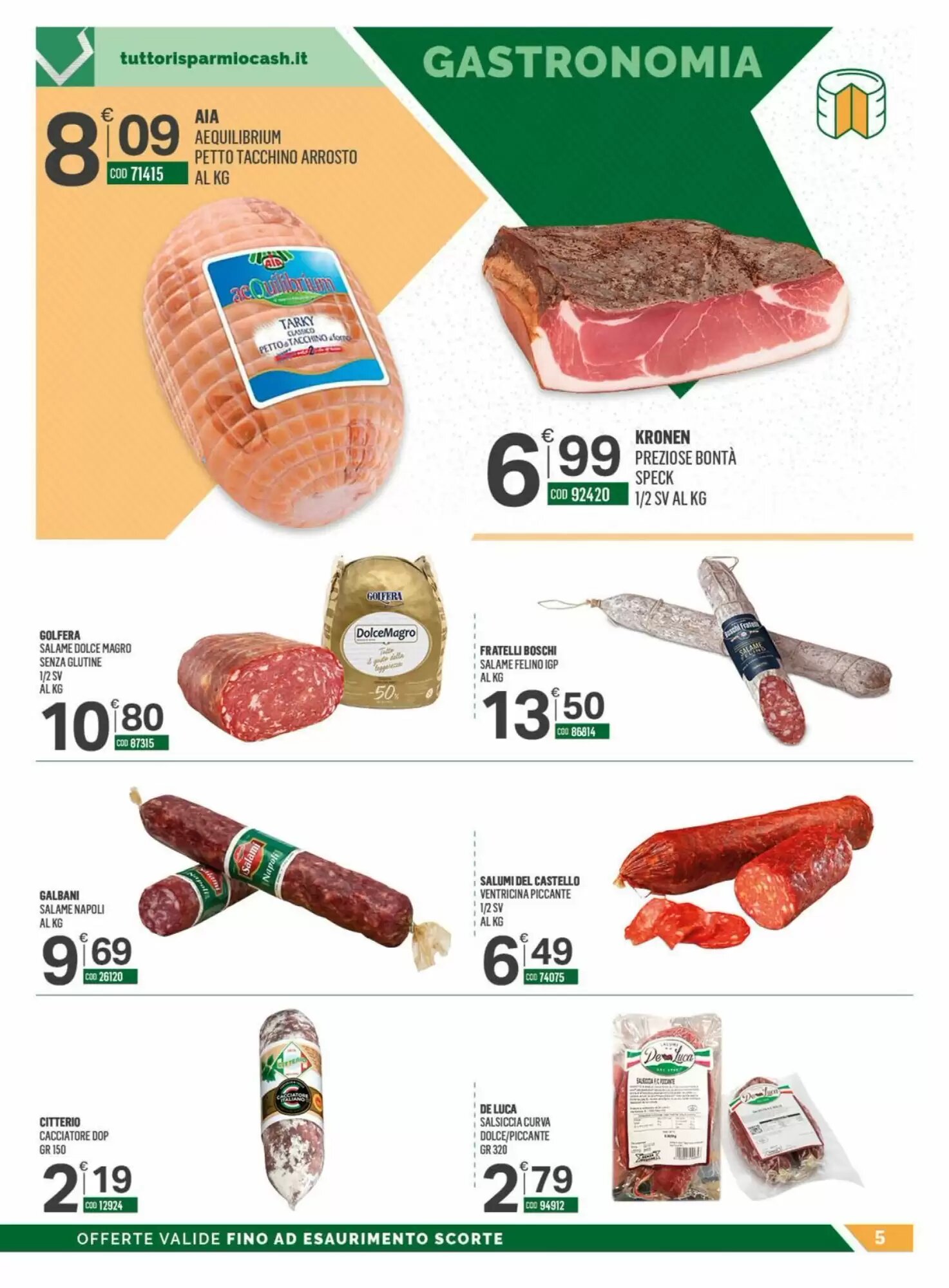 Volantino promozionale Tutto Risparmio Cash&Carry  valide dal 18/05/2026 - Pagina 5.