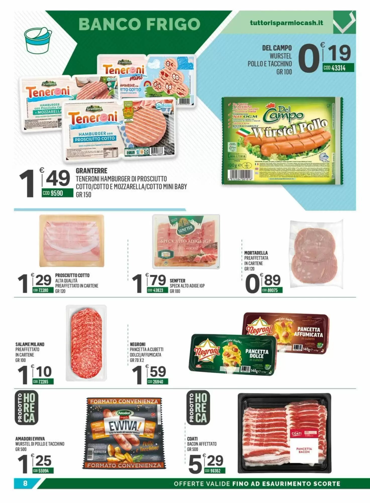 Volantino promozionale Tutto Risparmio Cash&Carry  valide dal 18/05/2026 - Pagina 8.