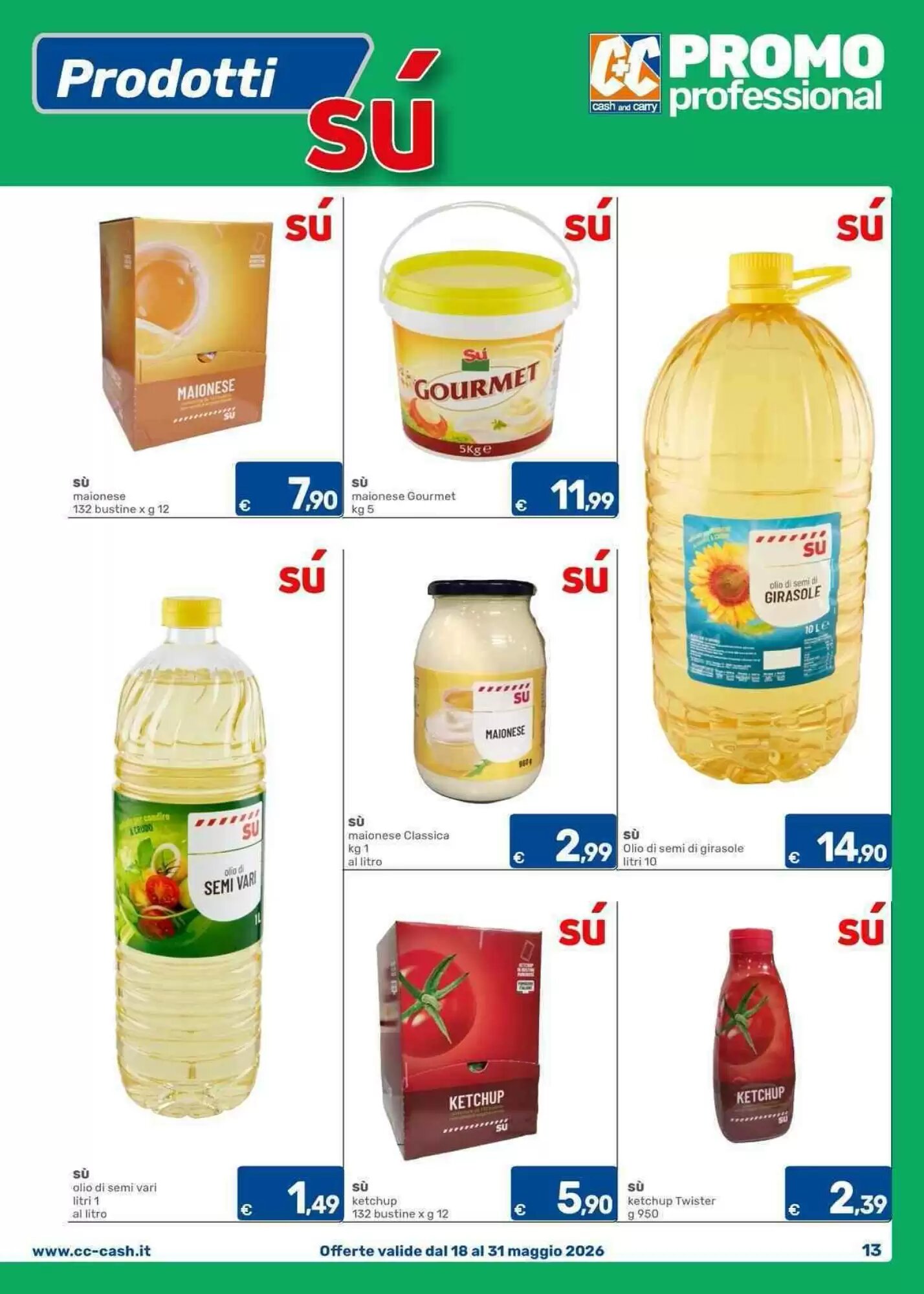Volantino promozionale C+C Cash and Carry  valide dal 18/05/2026 - Pagina 13.