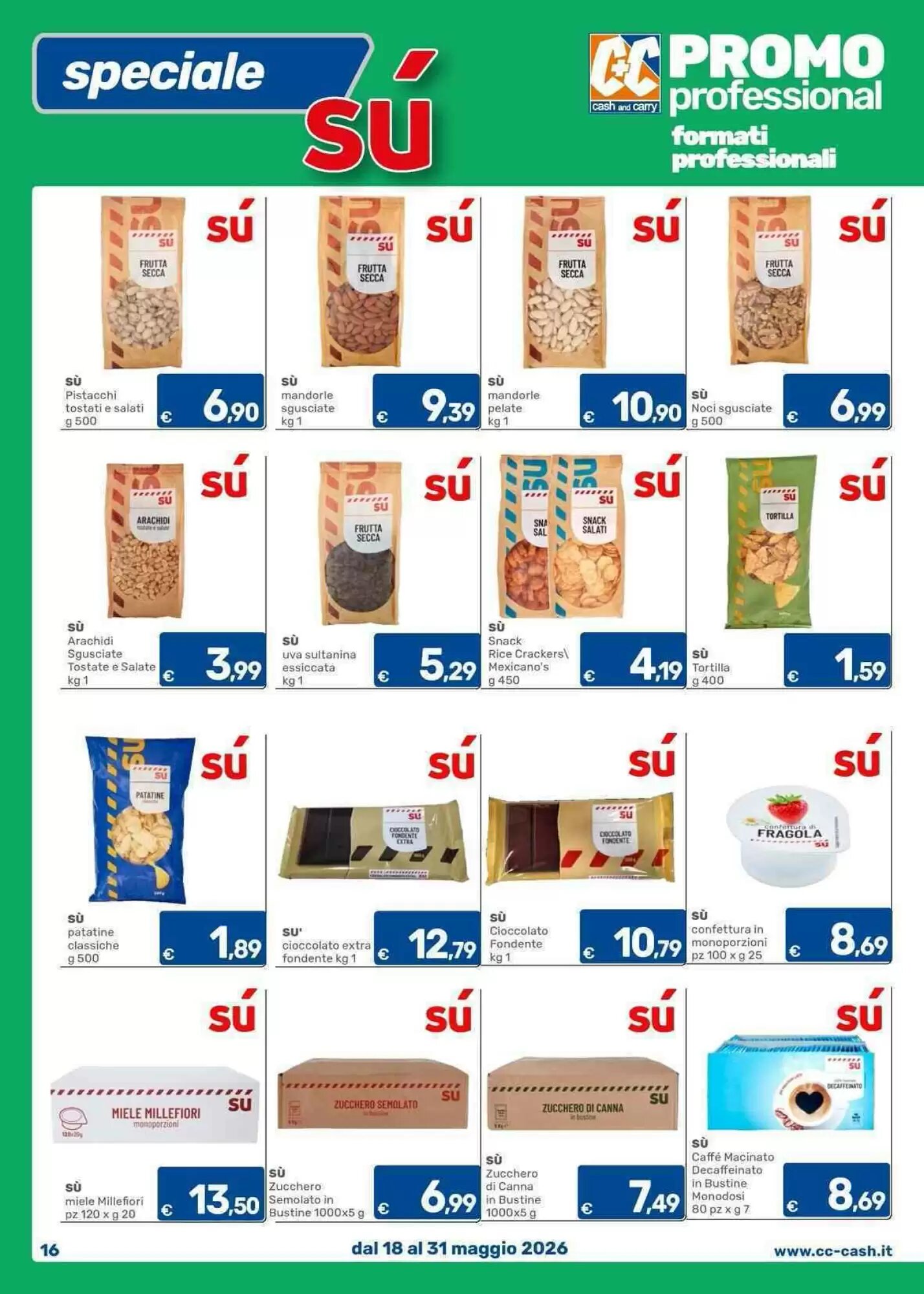 Volantino promozionale C+C Cash and Carry  valide dal 18/05/2026 - Pagina 16.