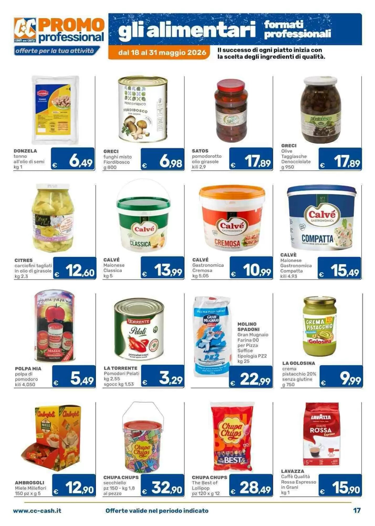 Volantino promozionale C+C Cash and Carry  valide dal 18/05/2026 - Pagina 17.