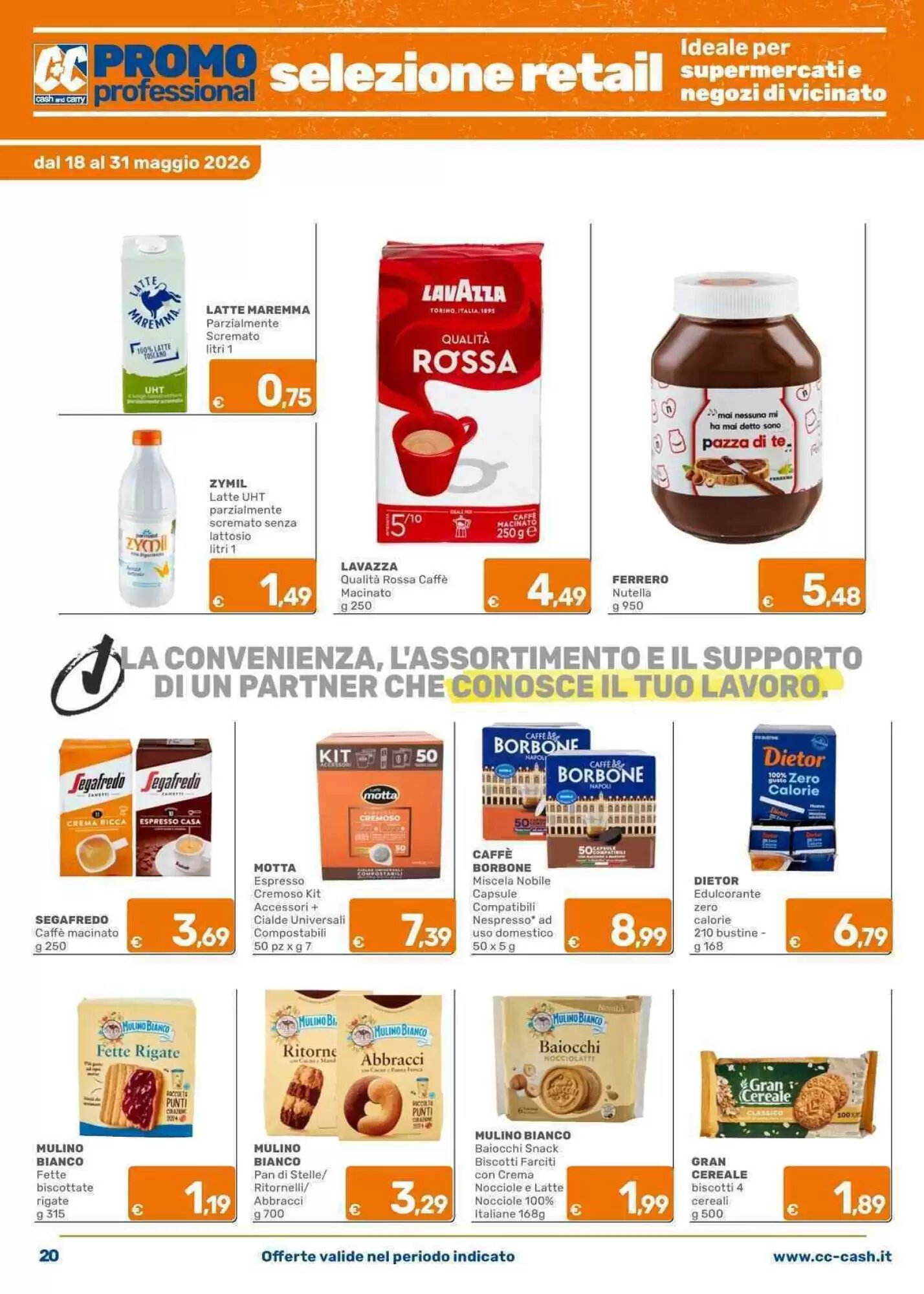 Volantino promozionale C+C Cash and Carry  valide dal 18/05/2026 - Pagina 20.