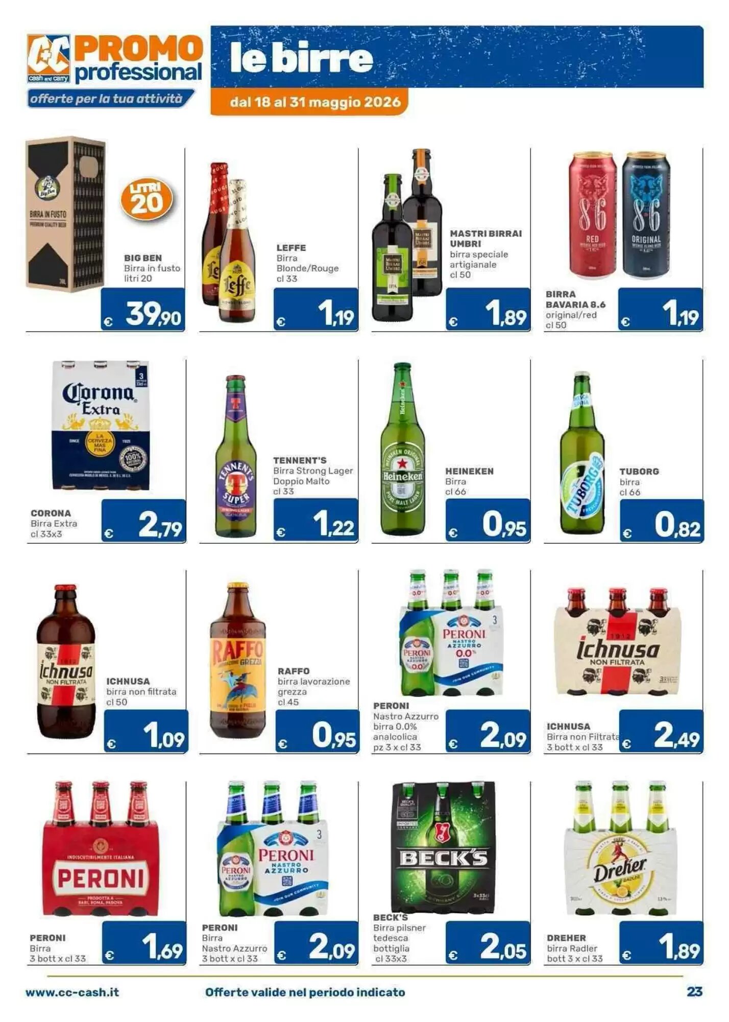 Volantino promozionale C+C Cash and Carry  valide dal 18/05/2026 - Pagina 23.
