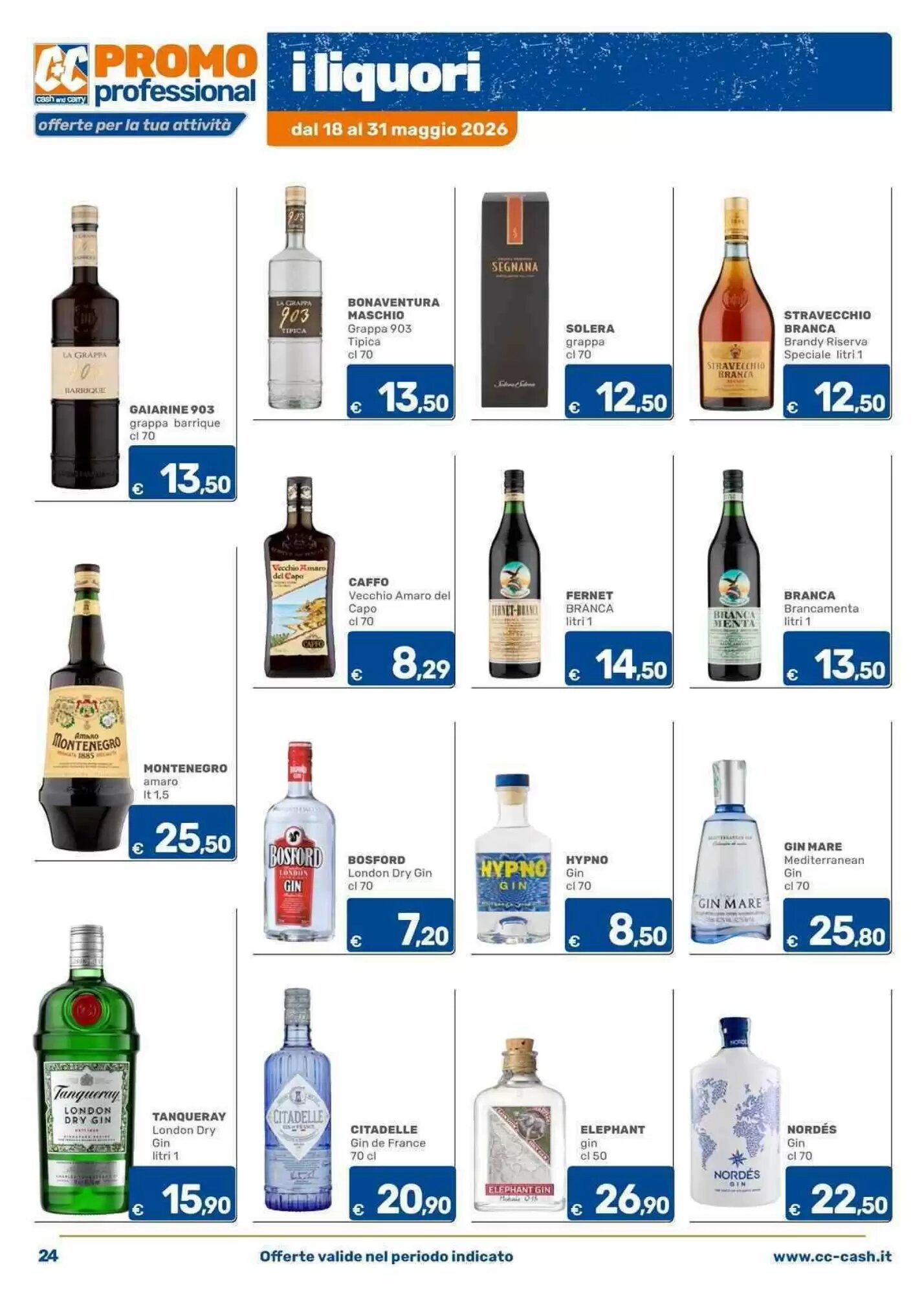 Volantino promozionale C+C Cash and Carry  valide dal 18/05/2026 - Pagina 24.