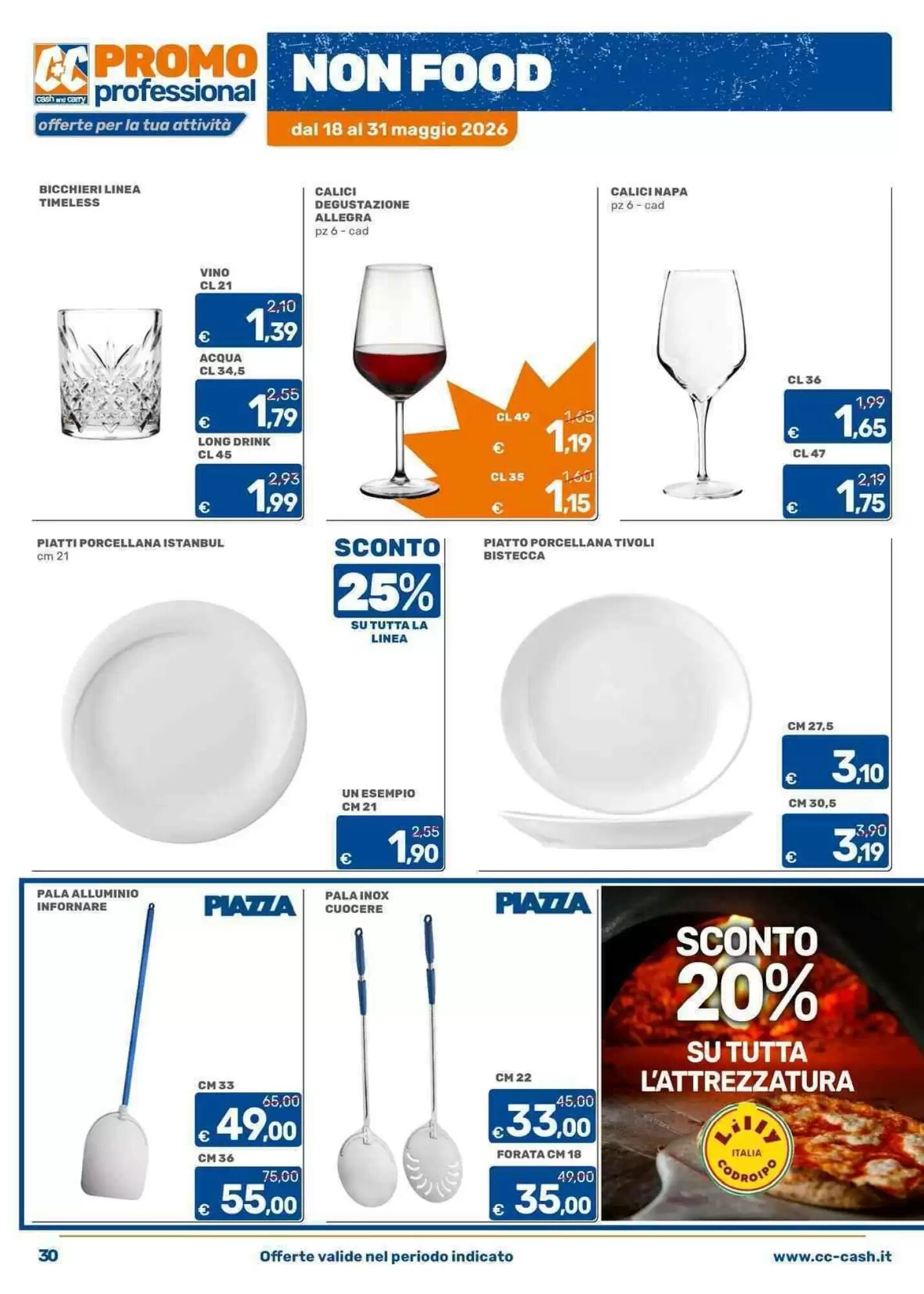 Volantino promozionale C+C Cash and Carry  valide dal 18/05/2026 - Pagina 30.