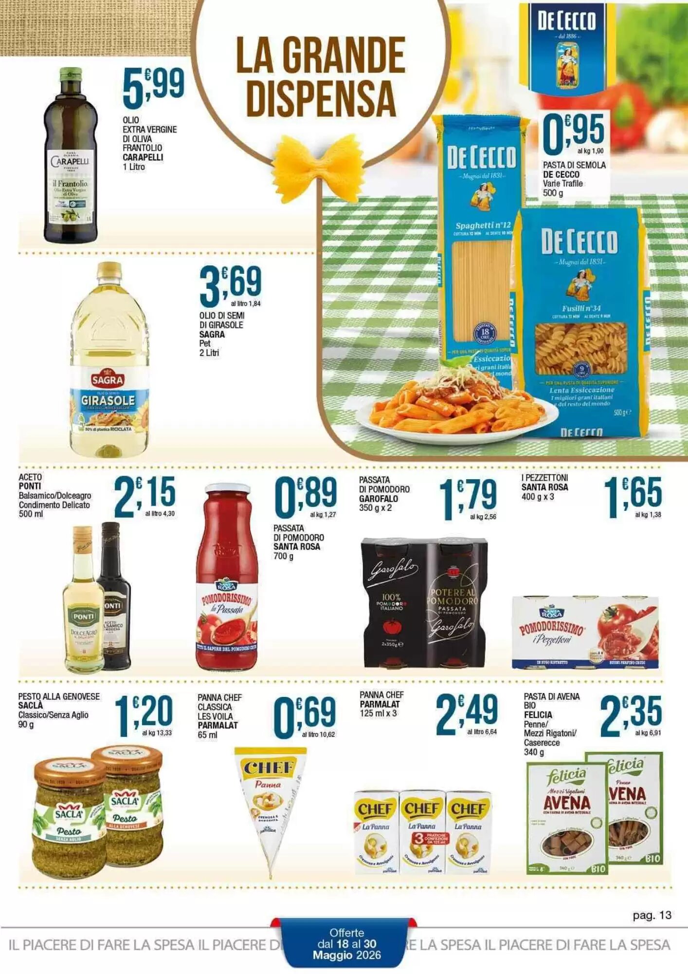 Volantino promozionale Sidis  valide dal 18/05/2026 - Pagina 13.