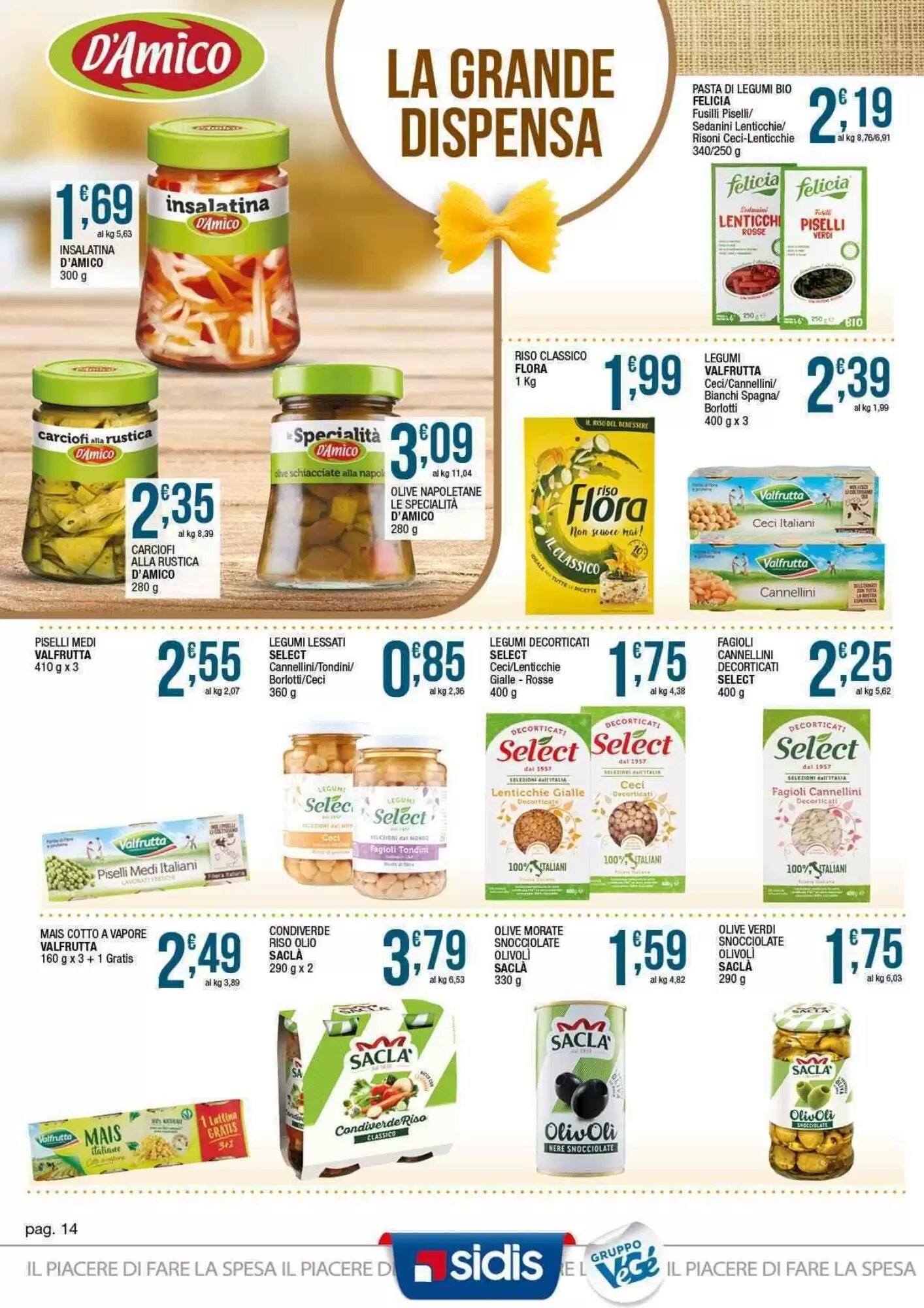 Volantino promozionale Sidis  valide dal 18/05/2026 - Pagina 14.