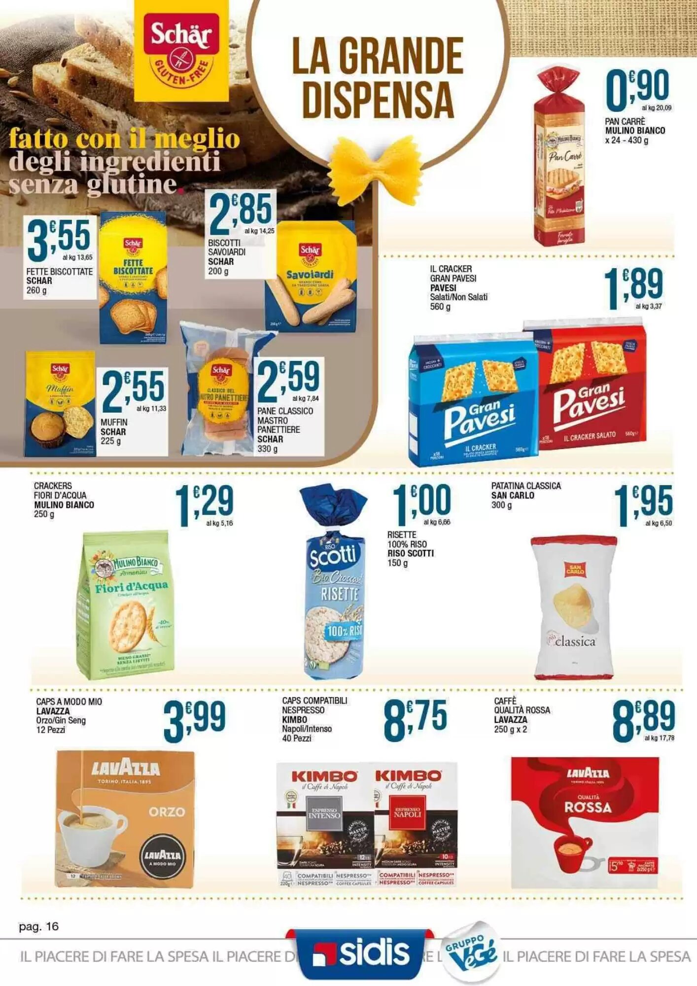 Volantino promozionale Sidis  valide dal 18/05/2026 - Pagina 16.