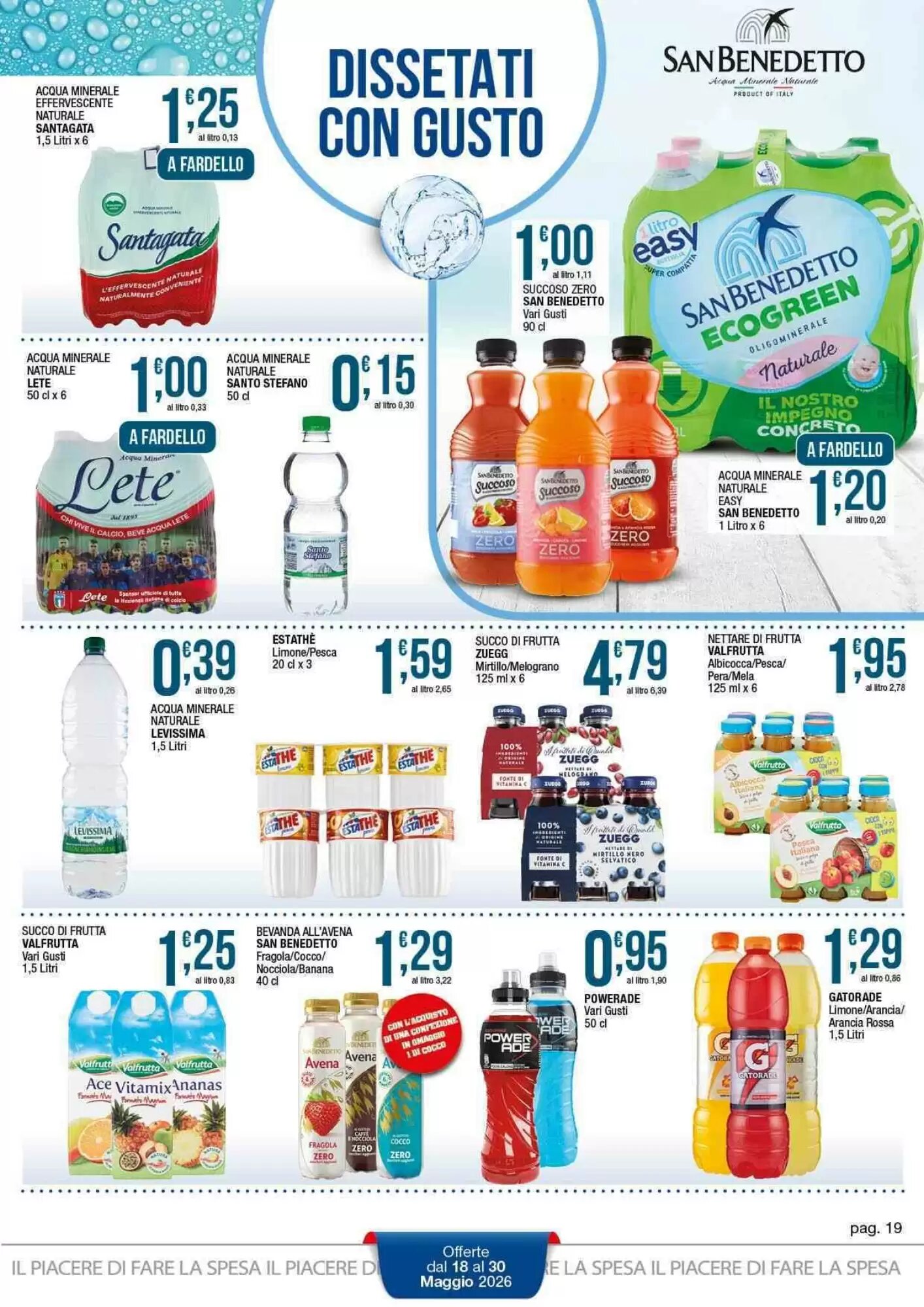Volantino promozionale Sidis  valide dal 18/05/2026 - Pagina 19.