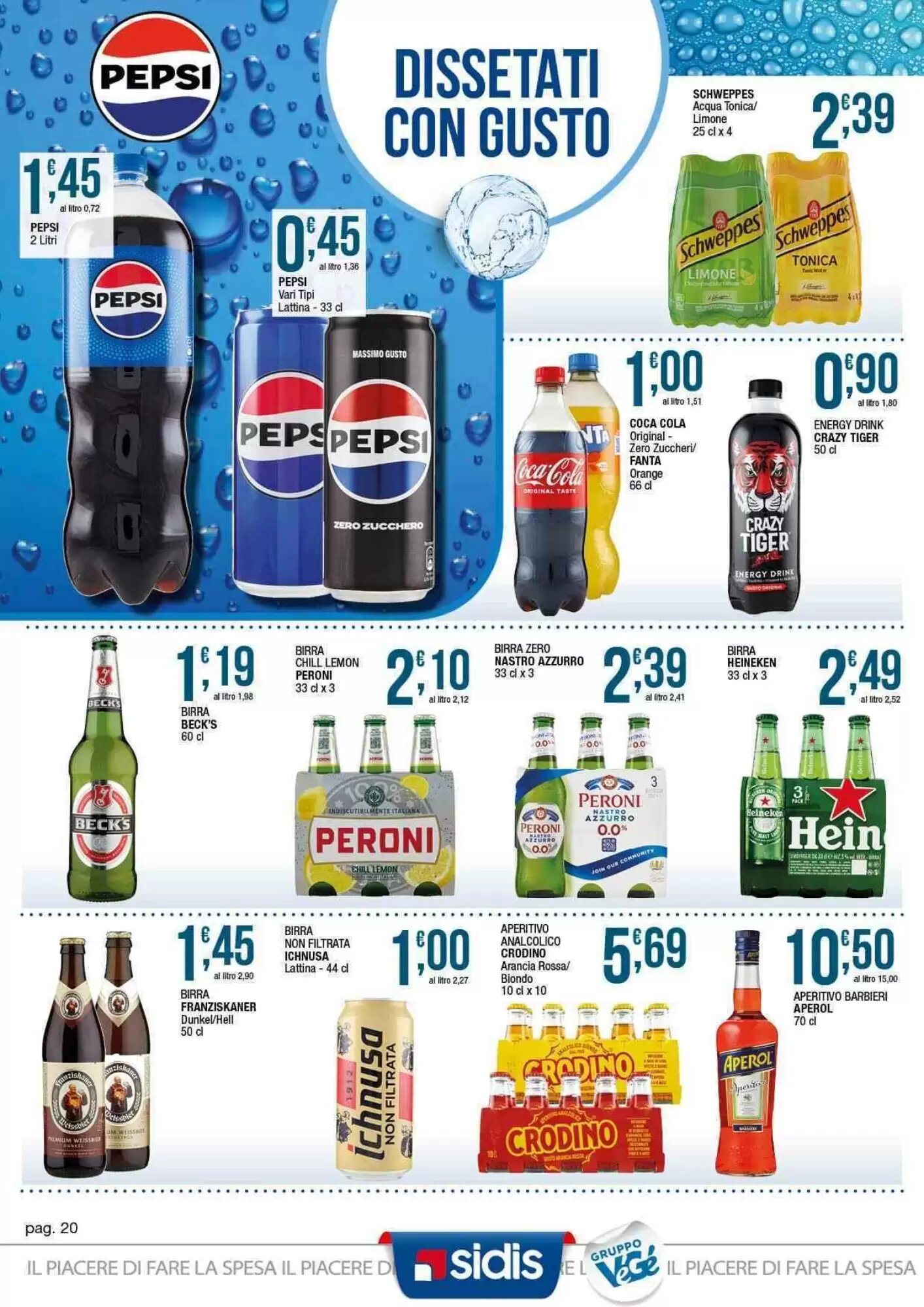 Volantino promozionale Sidis  valide dal 18/05/2026 - Pagina 20.