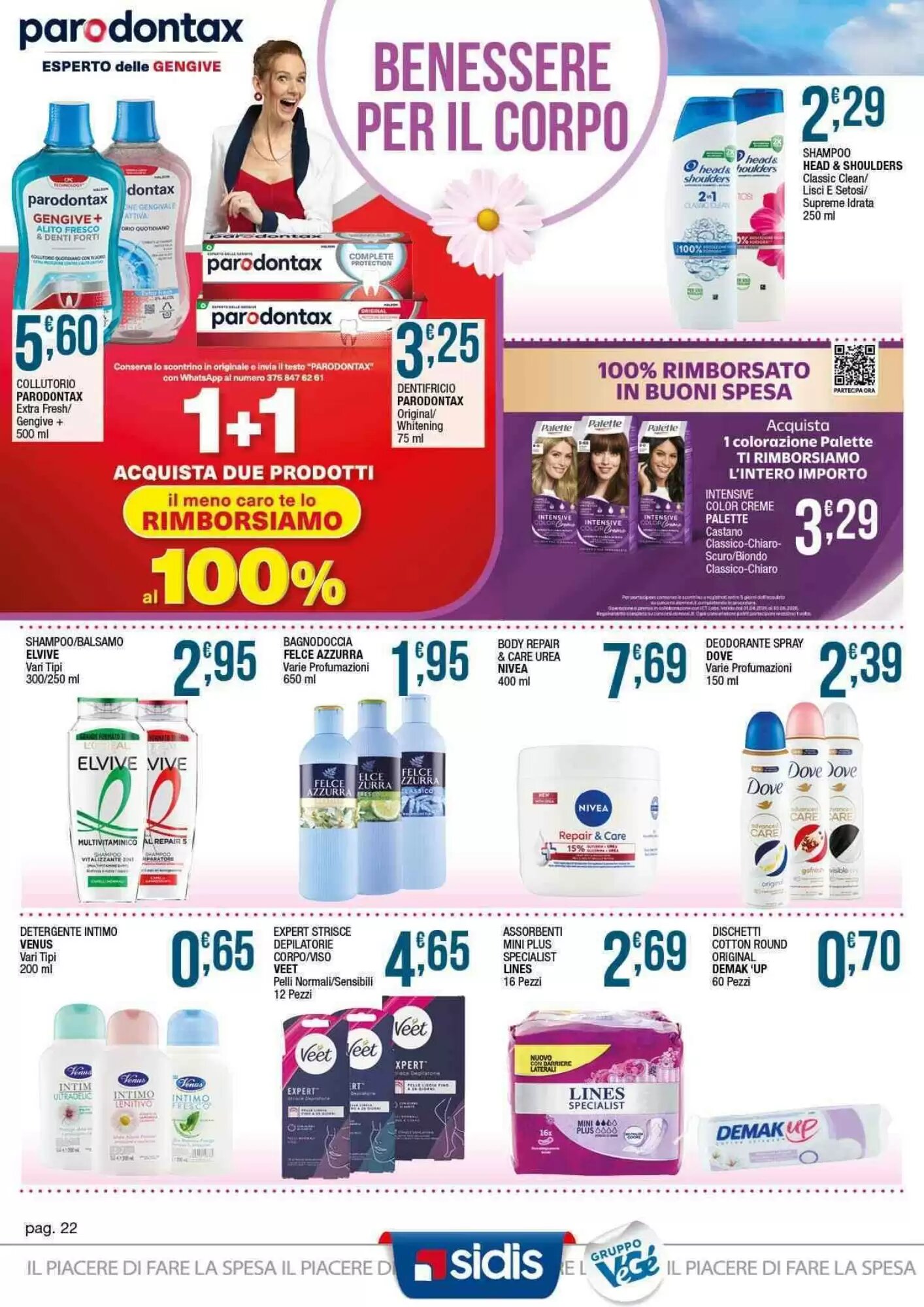 Volantino promozionale Sidis  valide dal 18/05/2026 - Pagina 22.