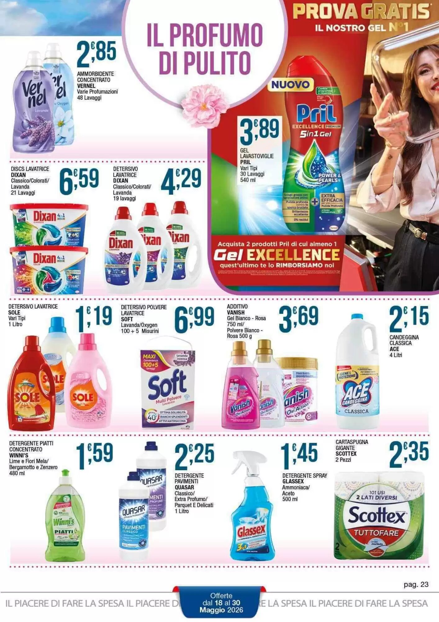 Volantino promozionale Sidis  valide dal 18/05/2026 - Pagina 23.