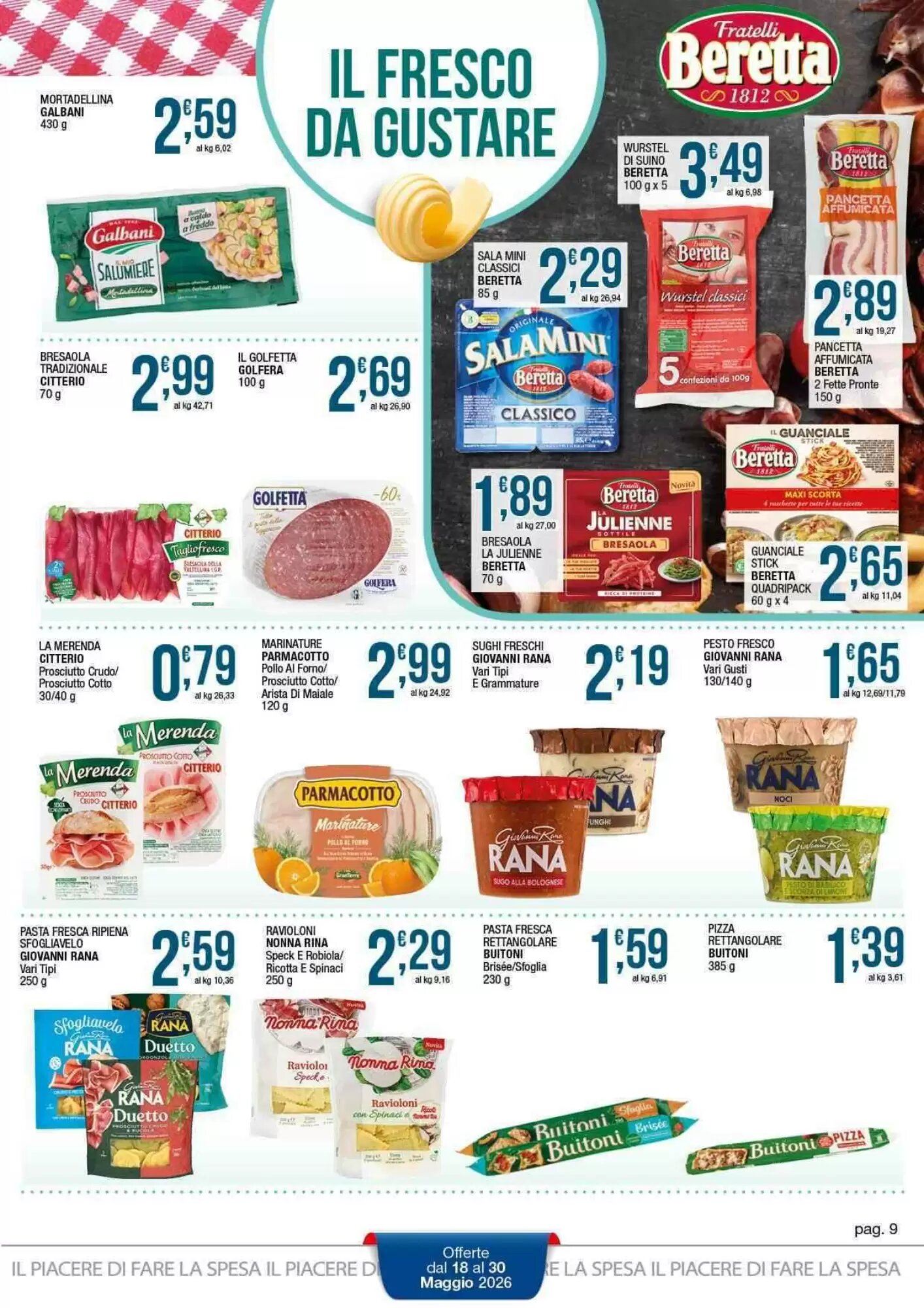 Volantino promozionale Sidis  valide dal 18/05/2026 - Pagina 9.