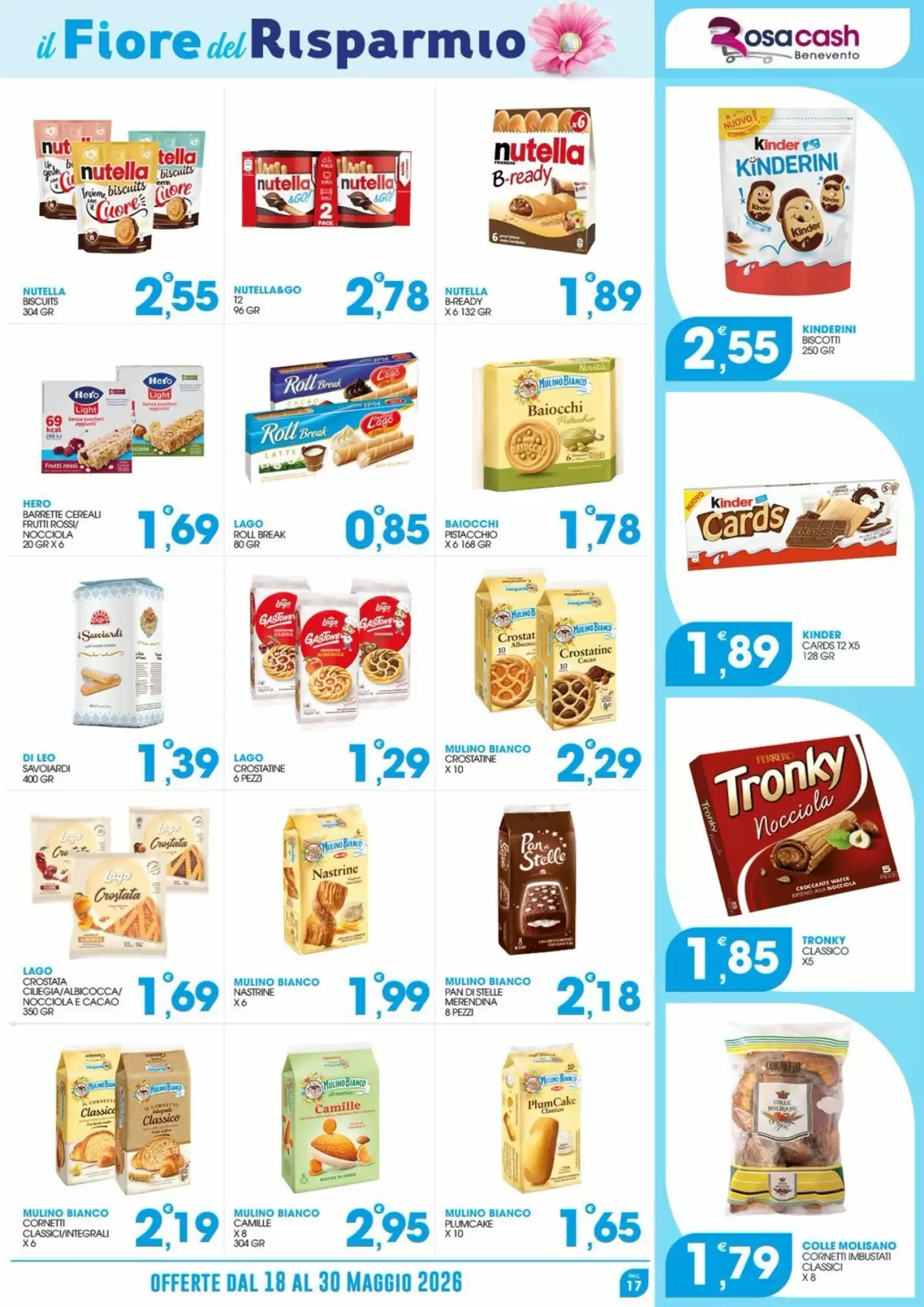 Volantino promozionale Rosa Cash  valide dal 18/05/2026 - Pagina 17.