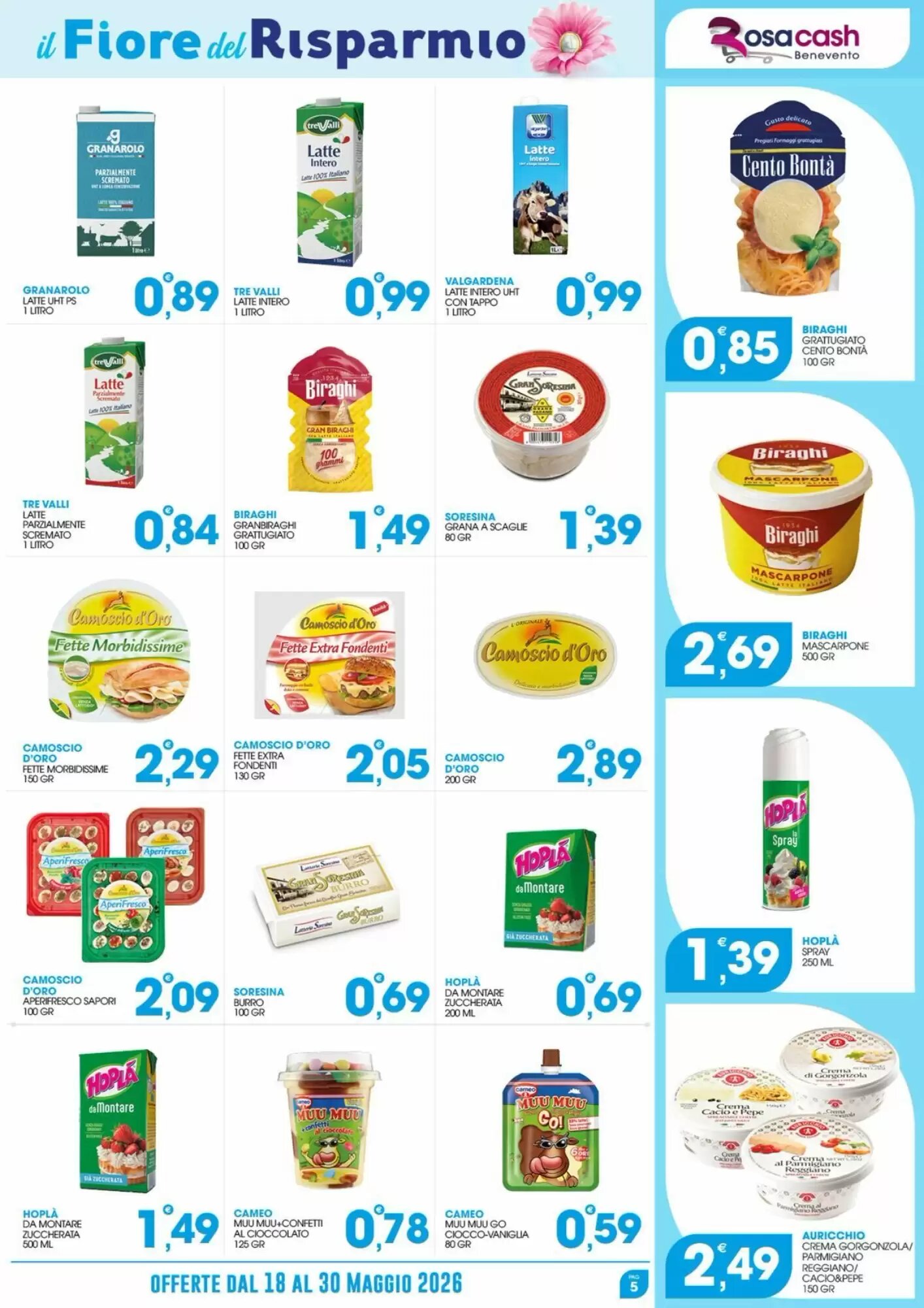 Volantino promozionale Rosa Cash  valide dal 18/05/2026 - Pagina 5.