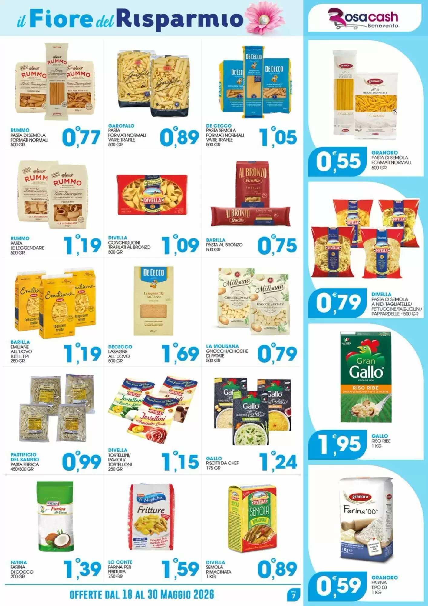 Volantino promozionale Rosa Cash  valide dal 18/05/2026 - Pagina 7.