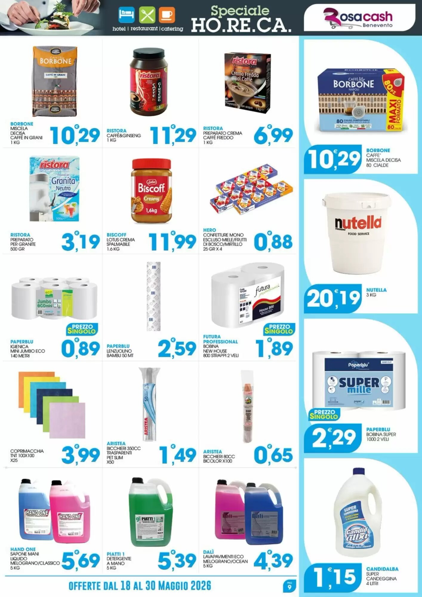 Volantino promozionale Rosa Cash  valide dal 18/05/2026 - Pagina 9.