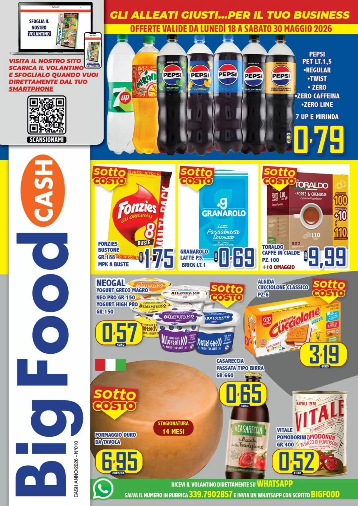 Volantino promozionale Big Food  valide dal 18/05/2026 - Pagina 1.