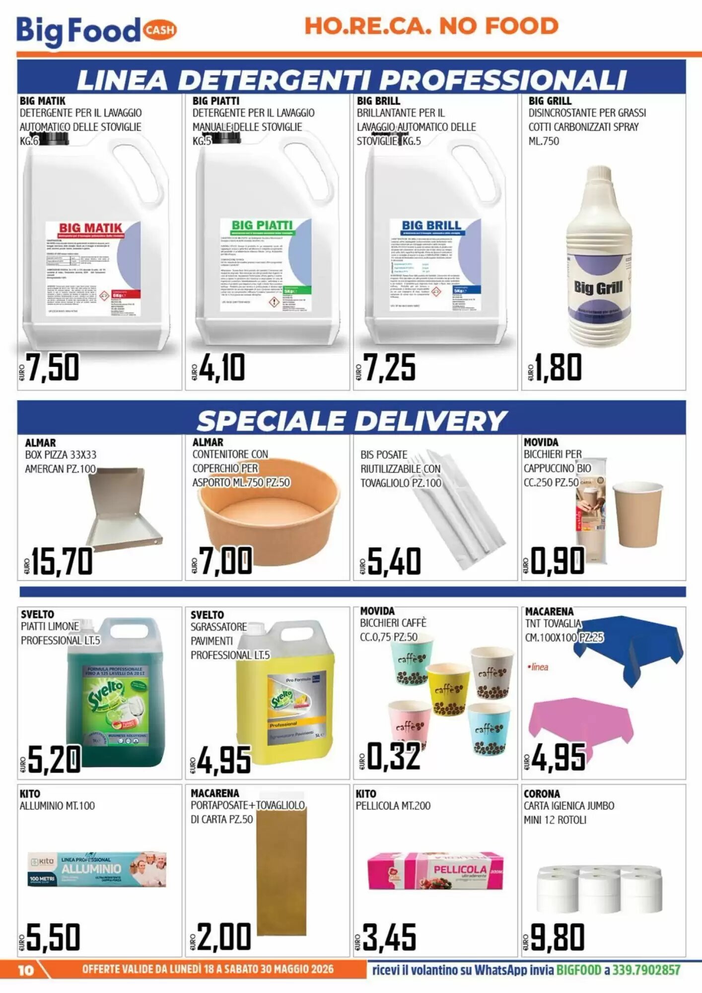 Volantino promozionale Big Food  valide dal 18/05/2026 - Pagina 10.