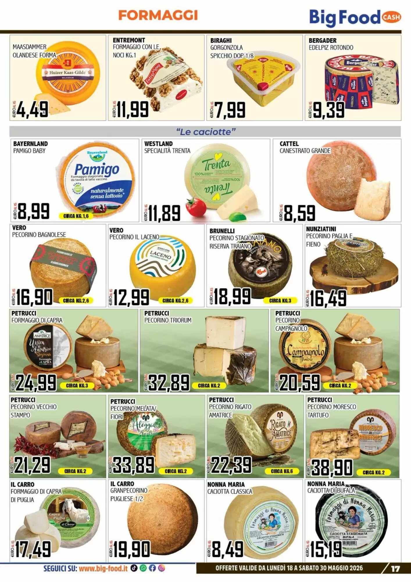 Volantino promozionale Big Food  valide dal 18/05/2026 - Pagina 17.