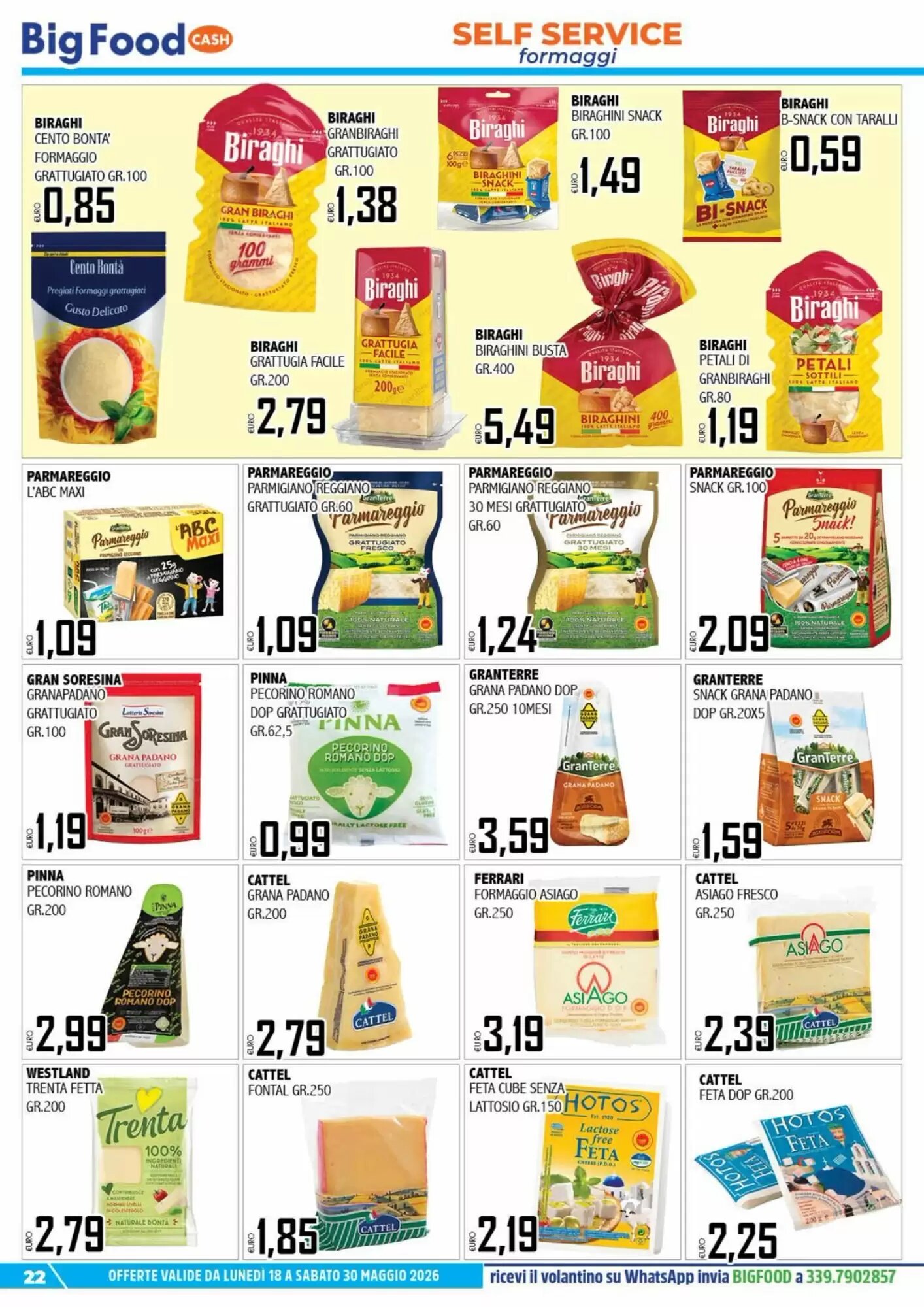 Volantino promozionale Big Food  valide dal 18/05/2026 - Pagina 22.