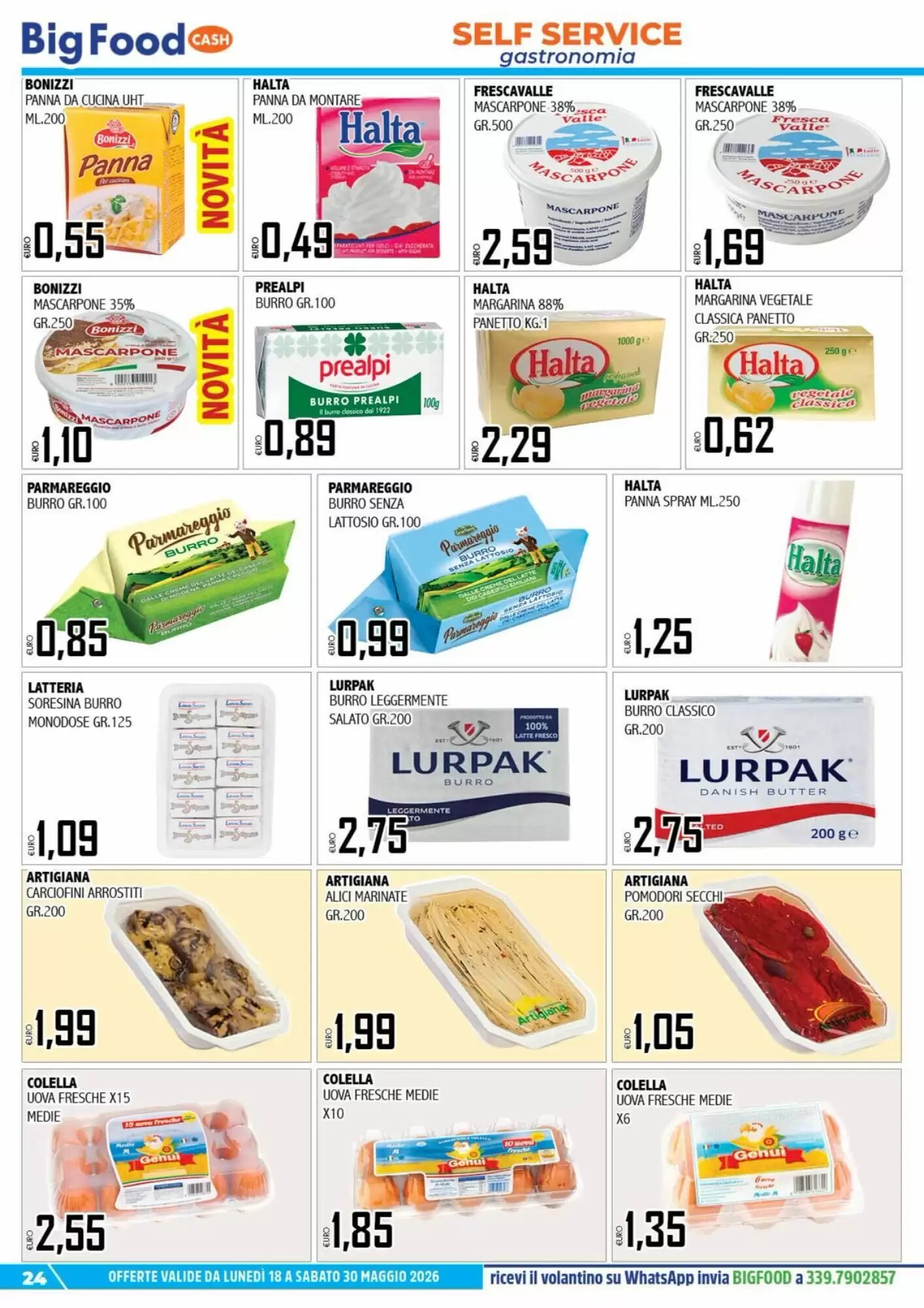 Volantino promozionale Big Food  valide dal 18/05/2026 - Pagina 24.