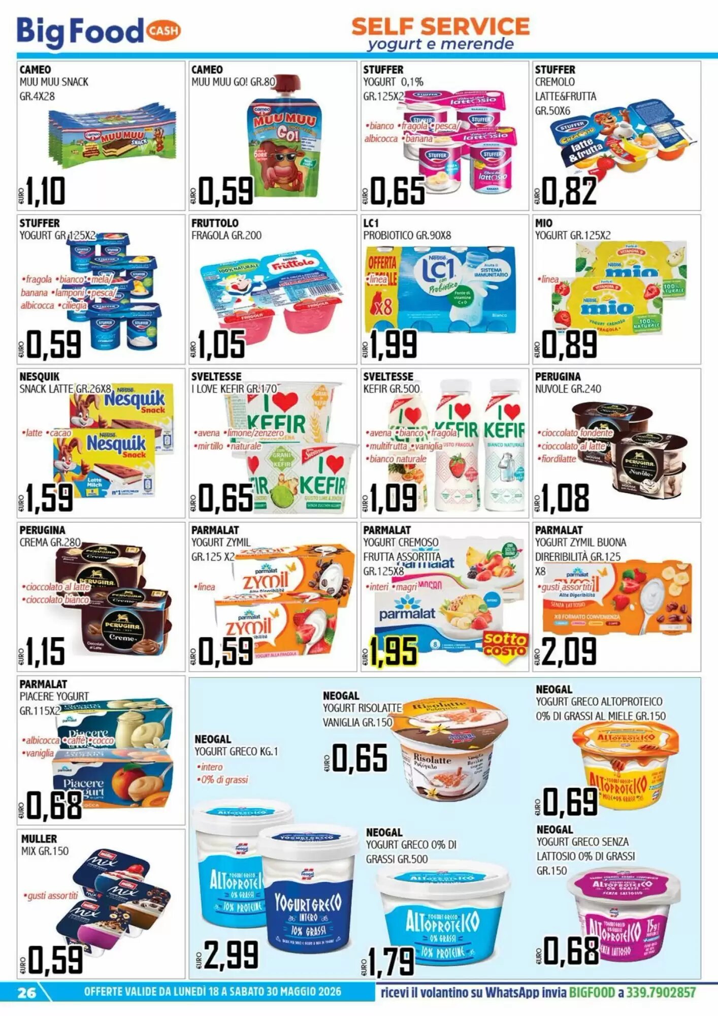 Volantino promozionale Big Food  valide dal 18/05/2026 - Pagina 26.