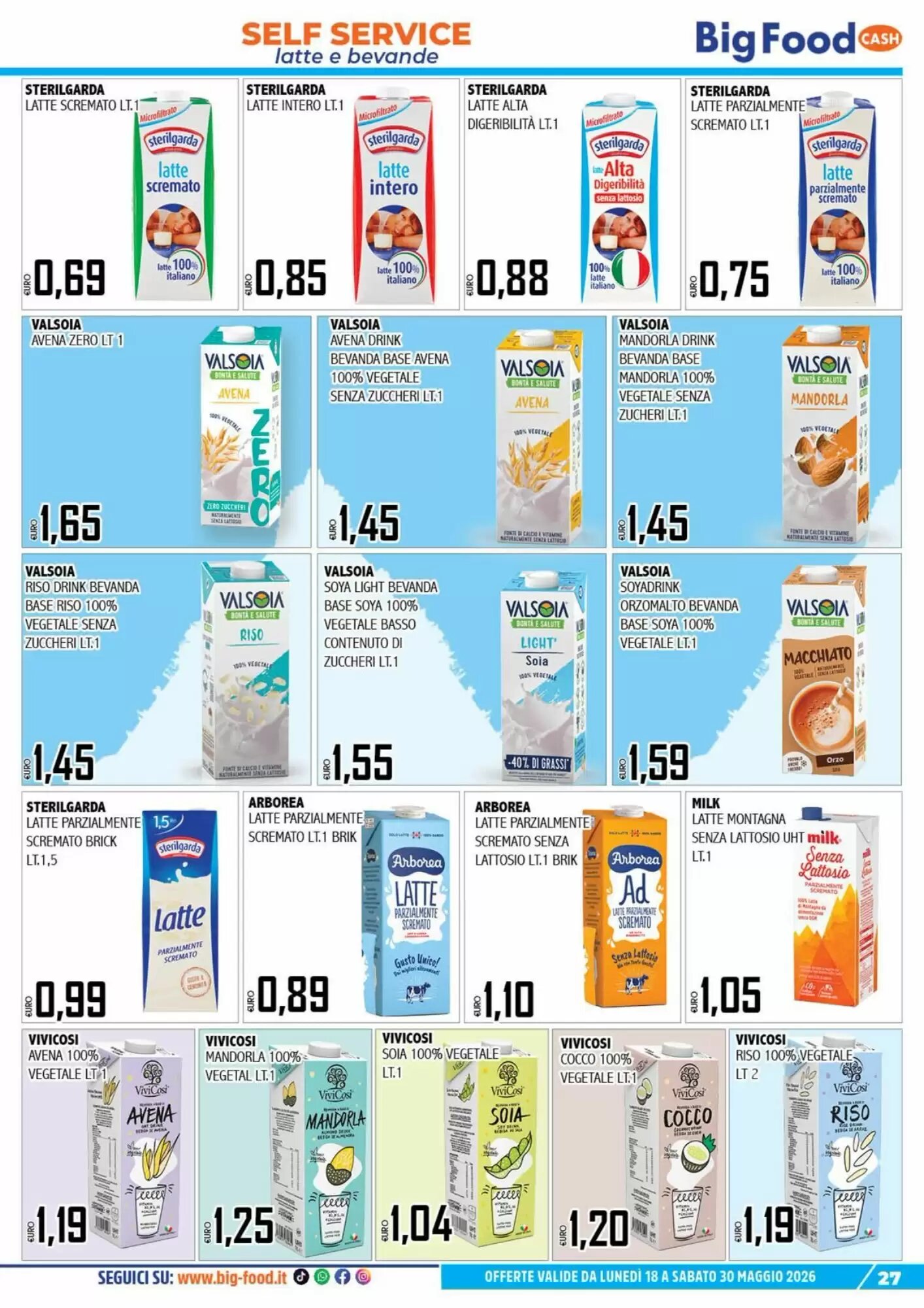 Volantino promozionale Big Food  valide dal 18/05/2026 - Pagina 27.