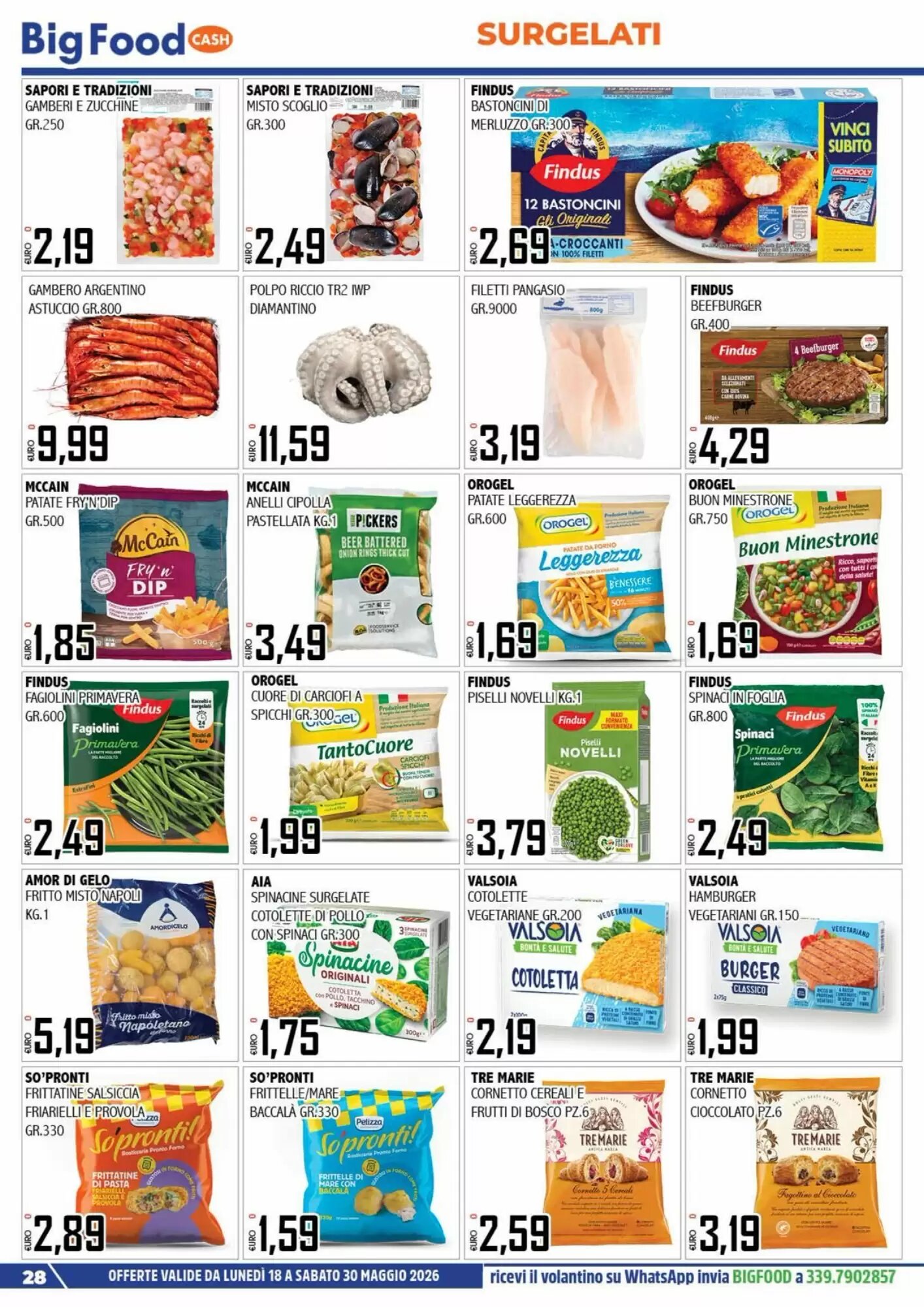 Volantino promozionale Big Food  valide dal 18/05/2026 - Pagina 28.