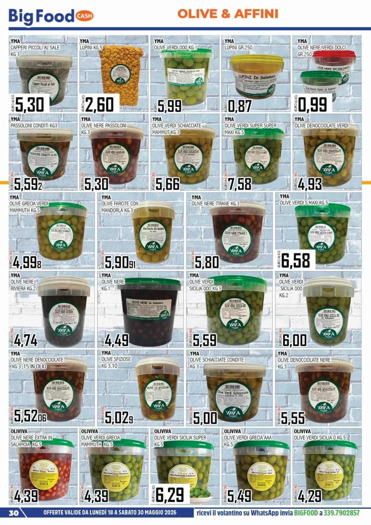 Volantino promozionale Big Food  valide dal 18/05/2026 - Pagina 30.