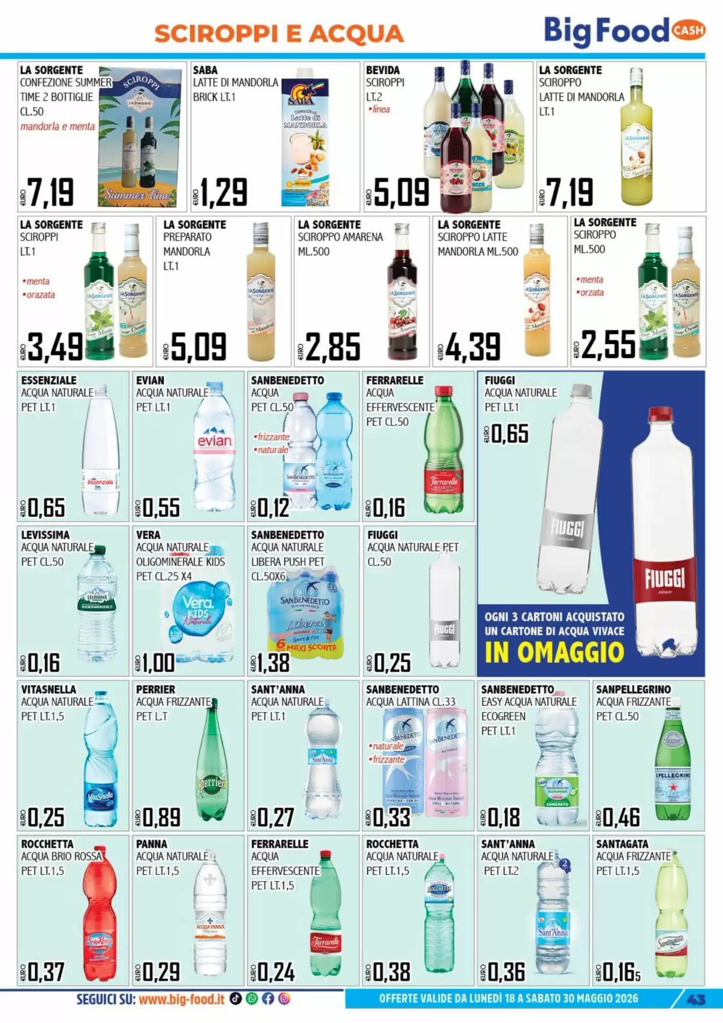 Volantino promozionale Big Food  valide dal 18/05/2026 - Pagina 43.
