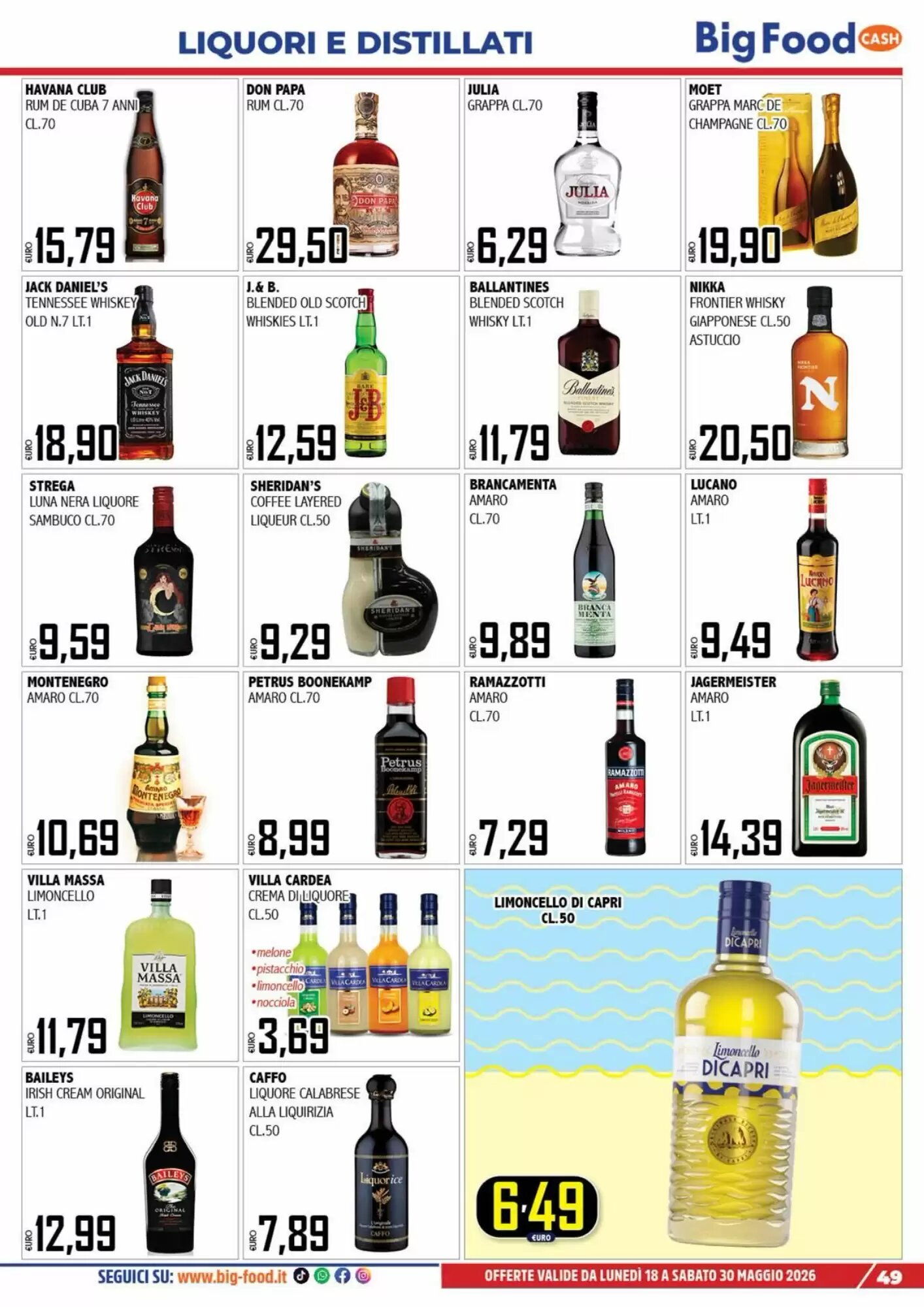 Volantino promozionale Big Food  valide dal 18/05/2026 - Pagina 49.