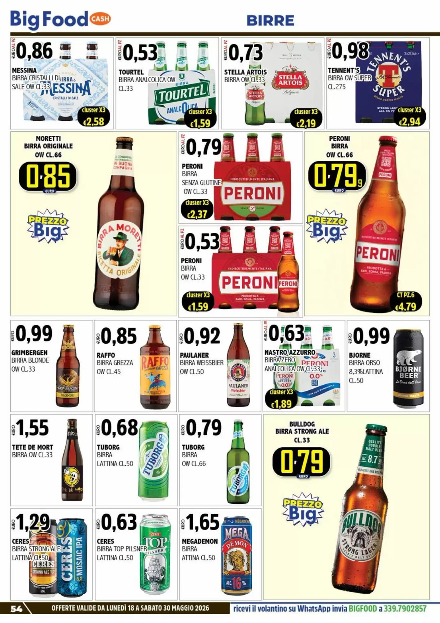 Volantino promozionale Big Food  valide dal 18/05/2026 - Pagina 54.