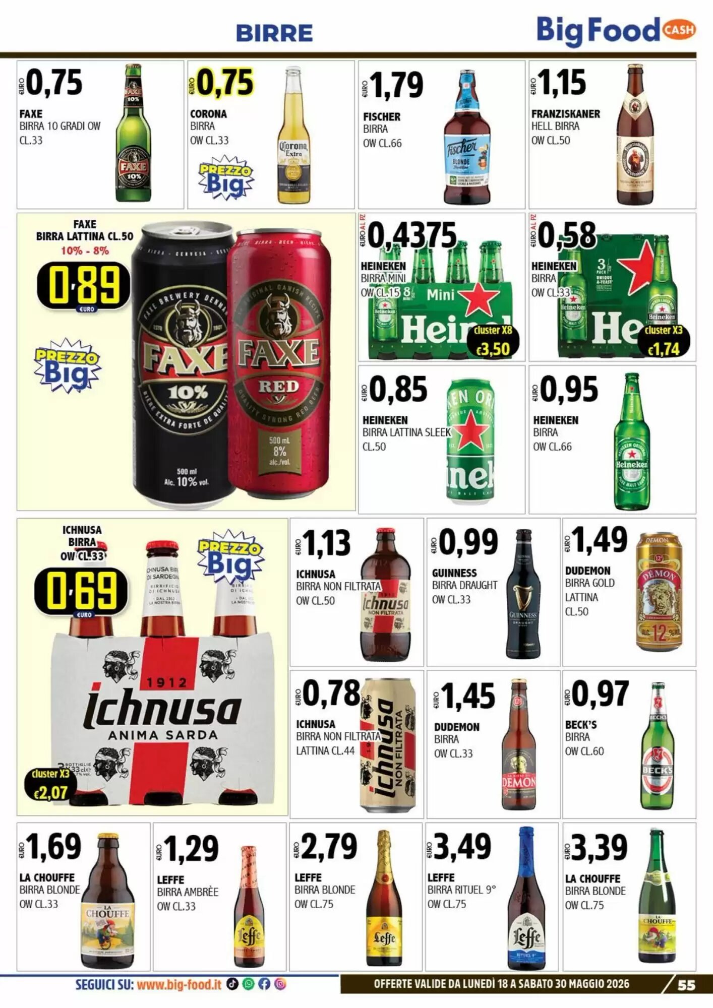 Volantino promozionale Big Food  valide dal 18/05/2026 - Pagina 55.