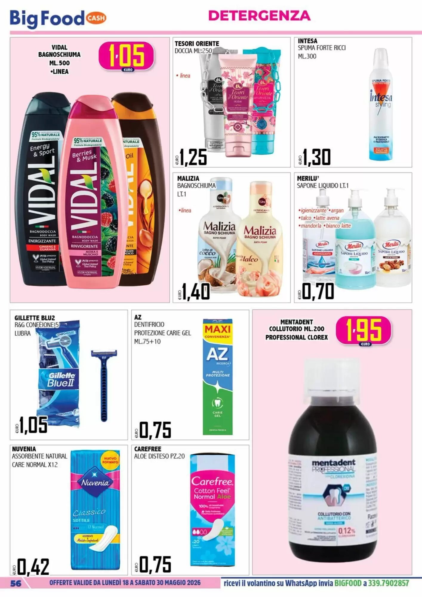 Volantino promozionale Big Food  valide dal 18/05/2026 - Pagina 56.