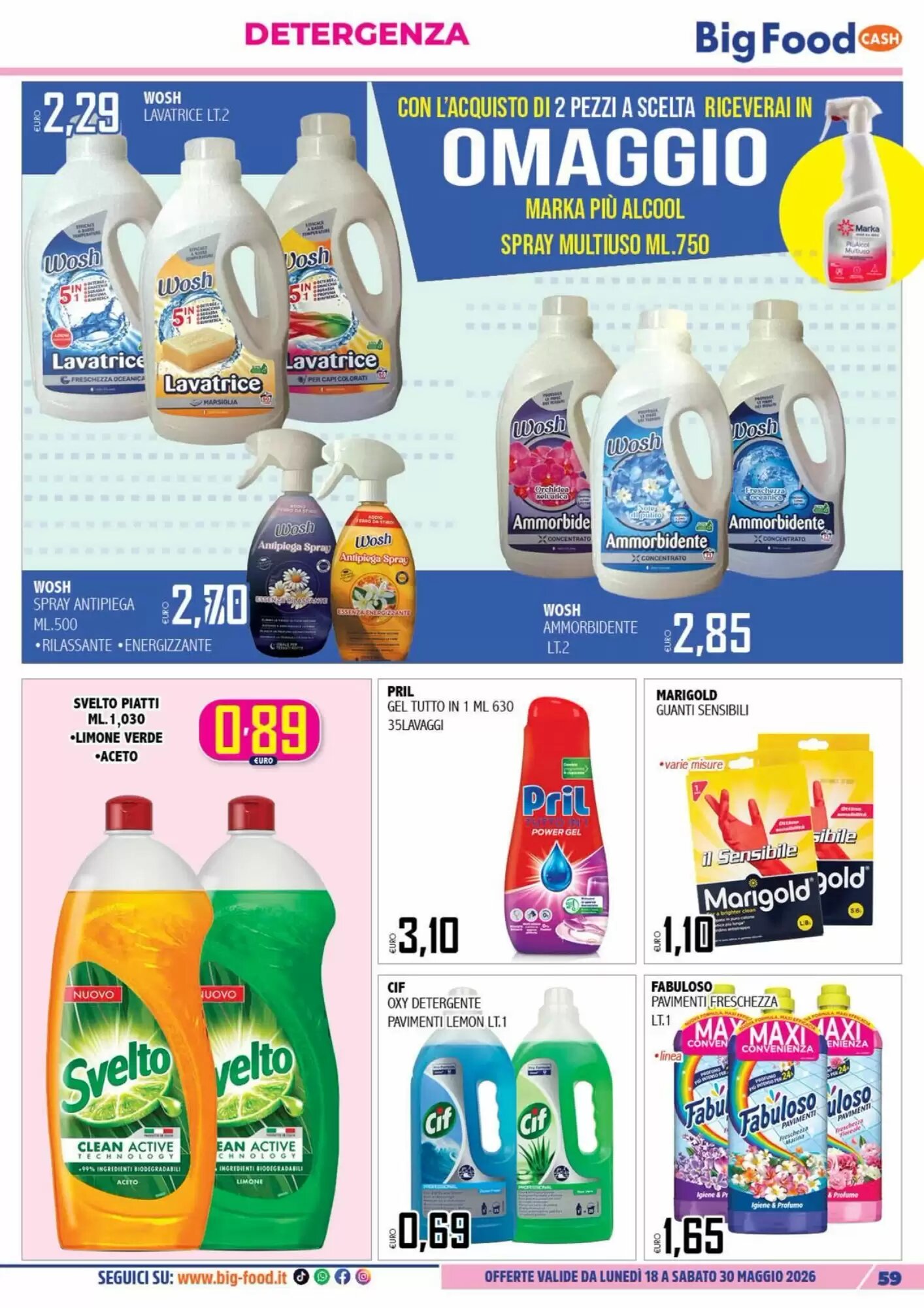 Volantino promozionale Big Food  valide dal 18/05/2026 - Pagina 59.